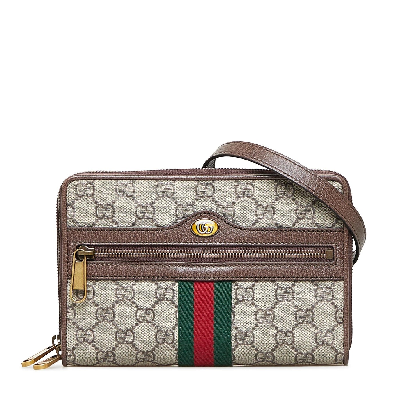 Gucci GG Supreme Ophidia SHG-OLoA2T Canvas Brown Crossbody Bag