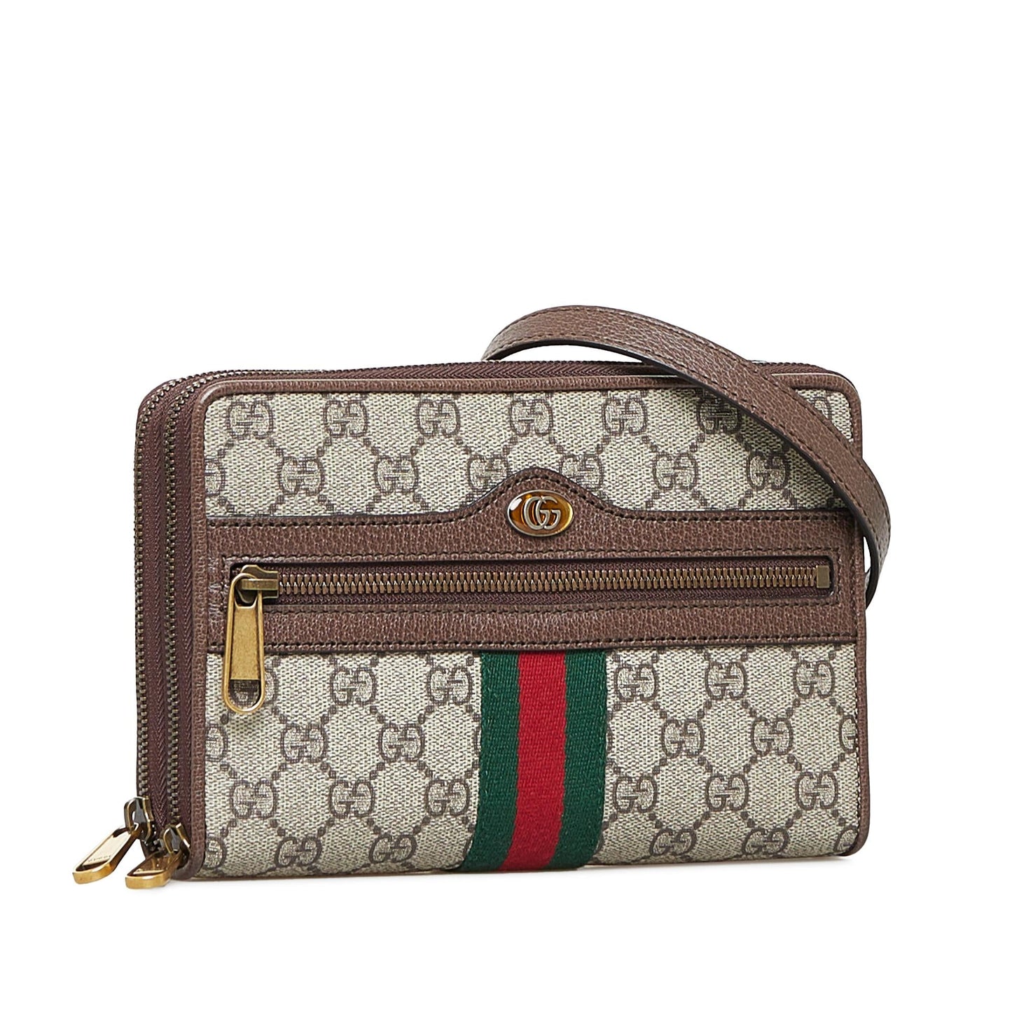 Gucci GG Supreme Ophidia SHG-OLoA2T Canvas Brown Crossbody Bag