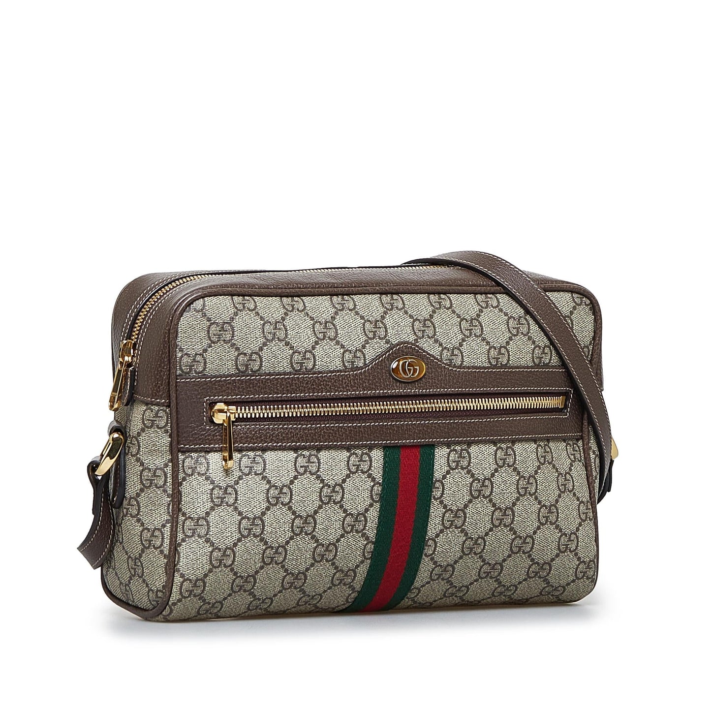 Gucci GG Supreme Ophidia SHG-Oo4rgf Canvas Brown Crossbody Bag