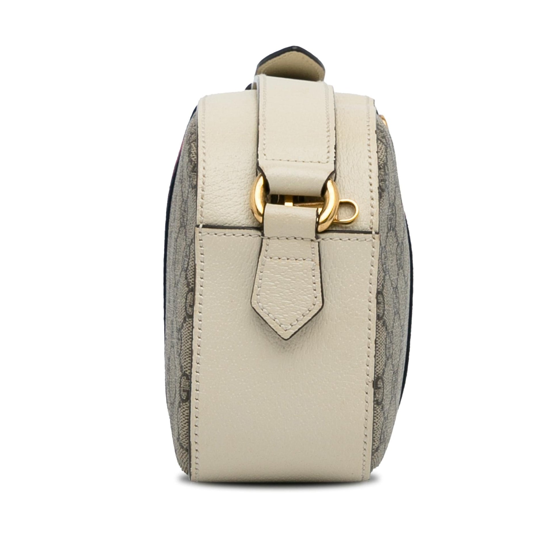 Gucci GG Supreme Ophidia Canvas Brown Crossbody Bag