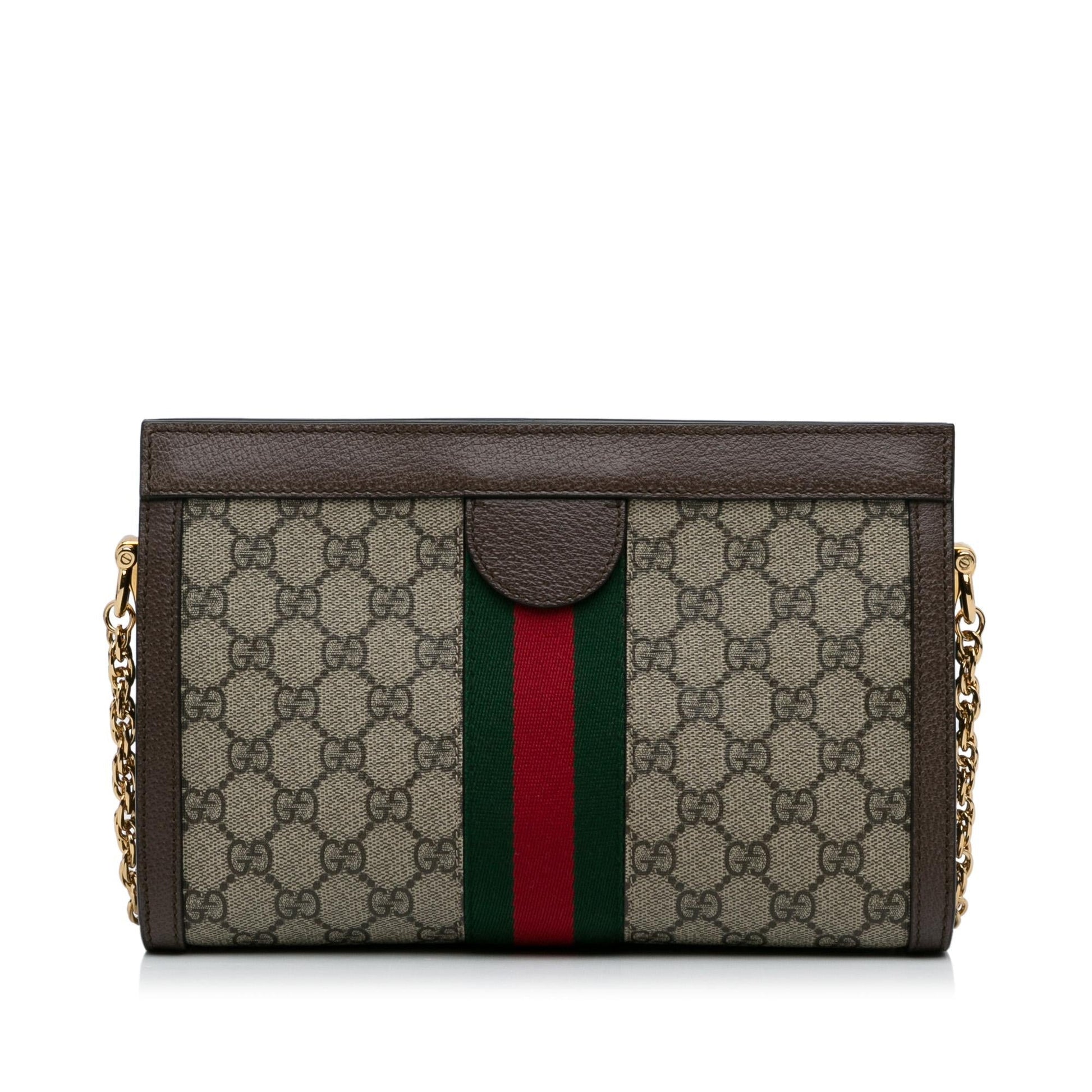 Gucci GG Supreme Ophidia SHG-tZYWlV Canvas Calf Brown Crossbody Bag