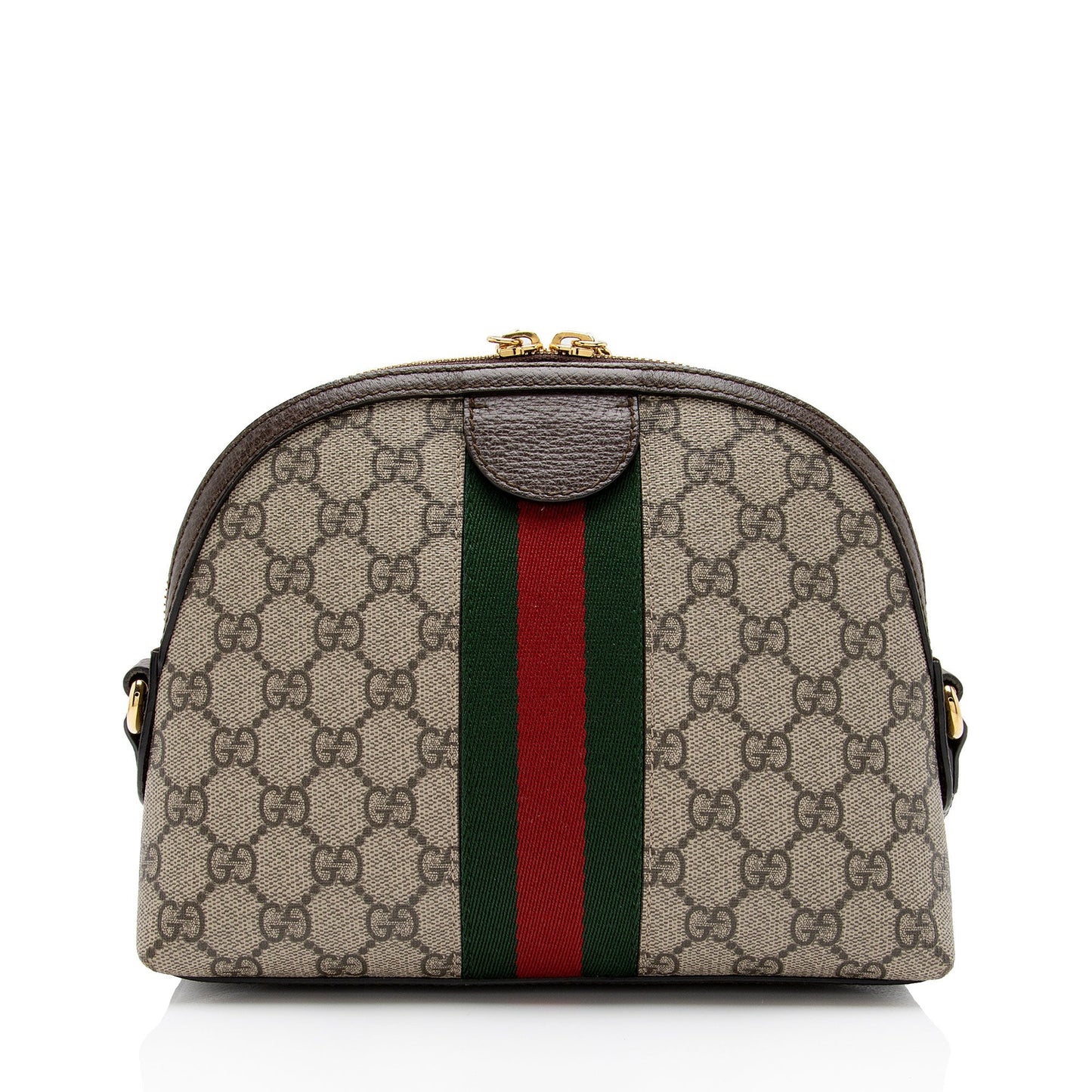 Gucci GG Supreme Ophidia Dome SHF-oTqLN1 Leather Canvas Nylon Beige Shoulder Bag