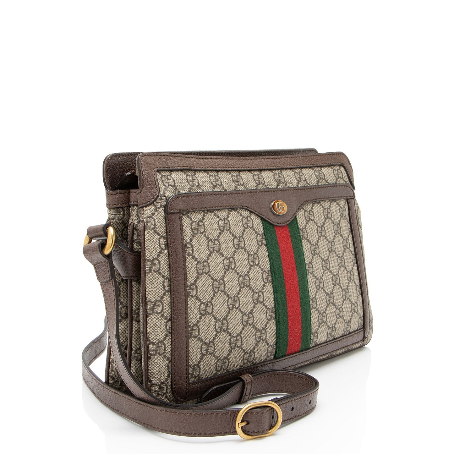 Gucci GG Supreme Ophidia Gusset Medium Crossbody Bag