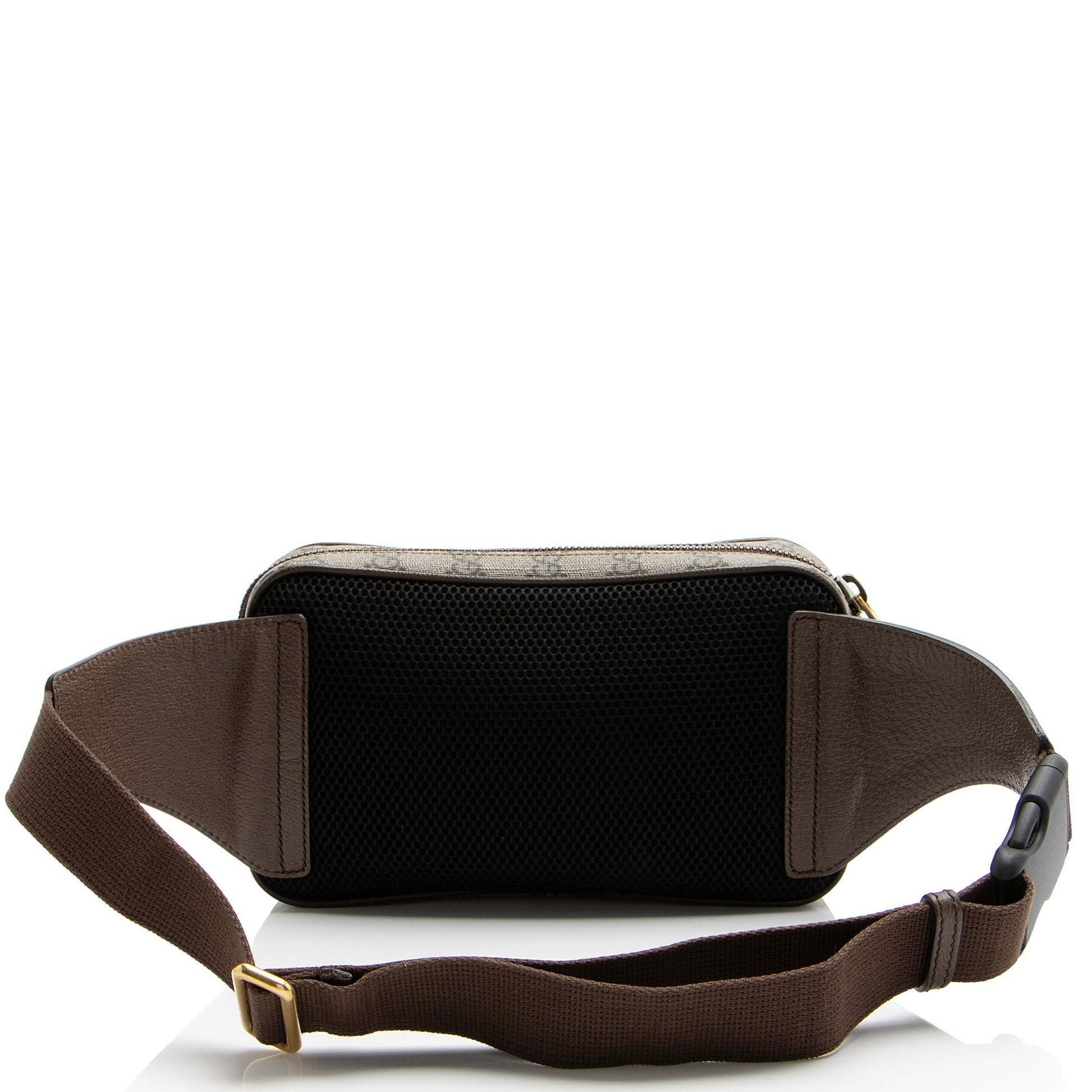 Gucci GG Supreme Ophidia Belt SHF-ljDFKC Leather Canvas Brown Beige Accessory