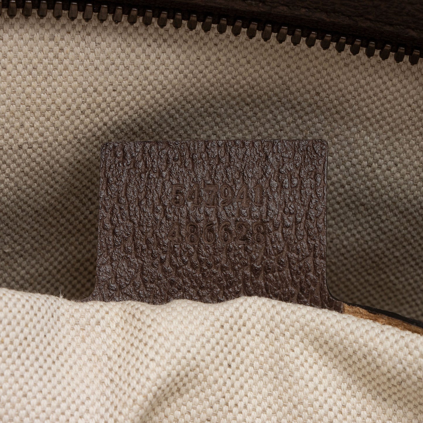 Gucci GG Supreme Ophidia Open Handle Leather Canvas Nylon Brown Tote Bag