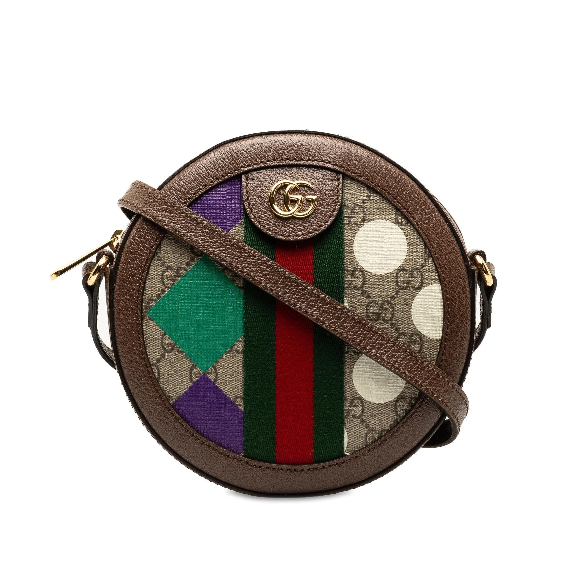 Gucci Supreme Ophidia Paint Round Crossbody Shg Ulg3Nx Crossbody Bag