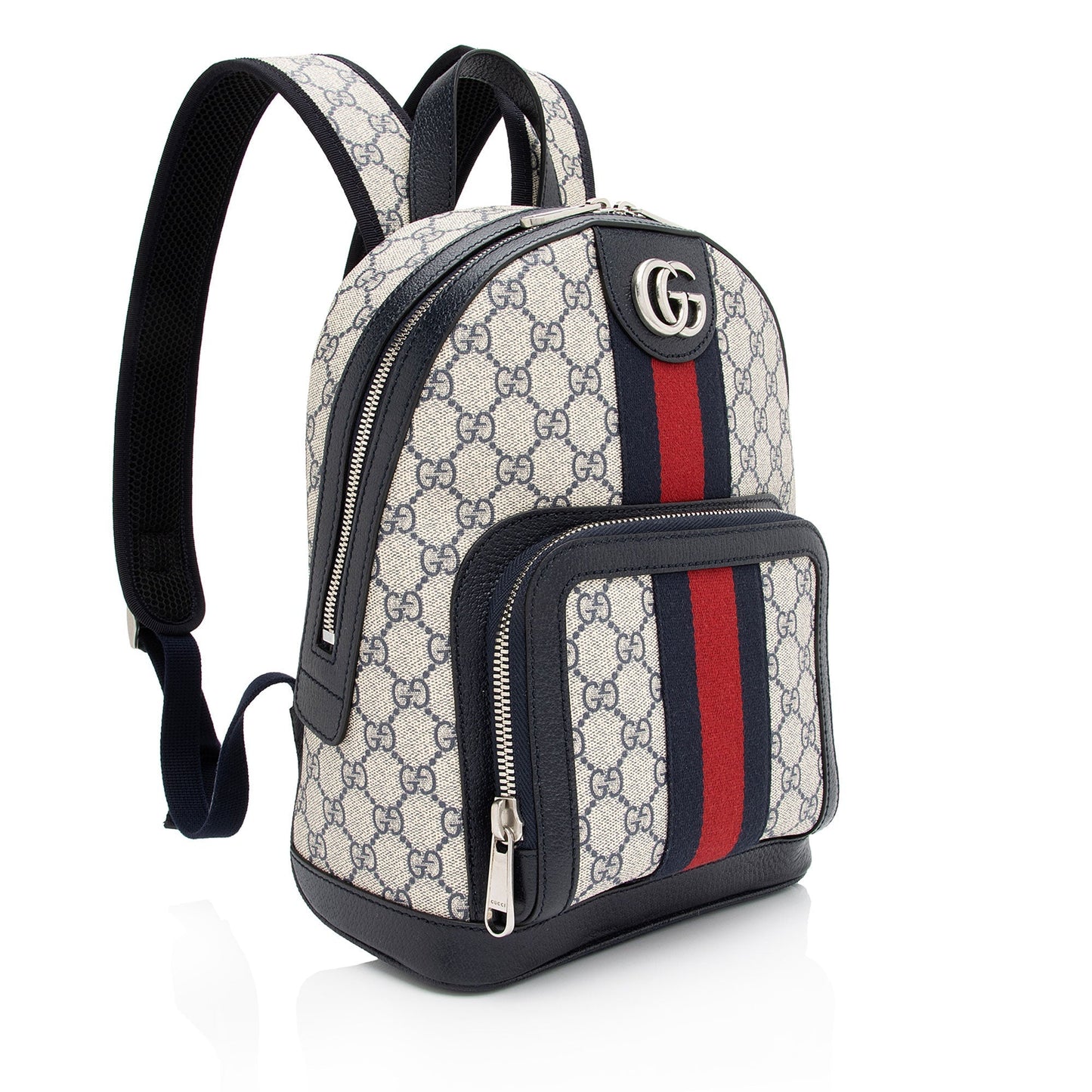 Gucci GG Supreme Ophidia Backpack SHF-TYi93j Leather Canvas Nylon Beige Shoulder Bag