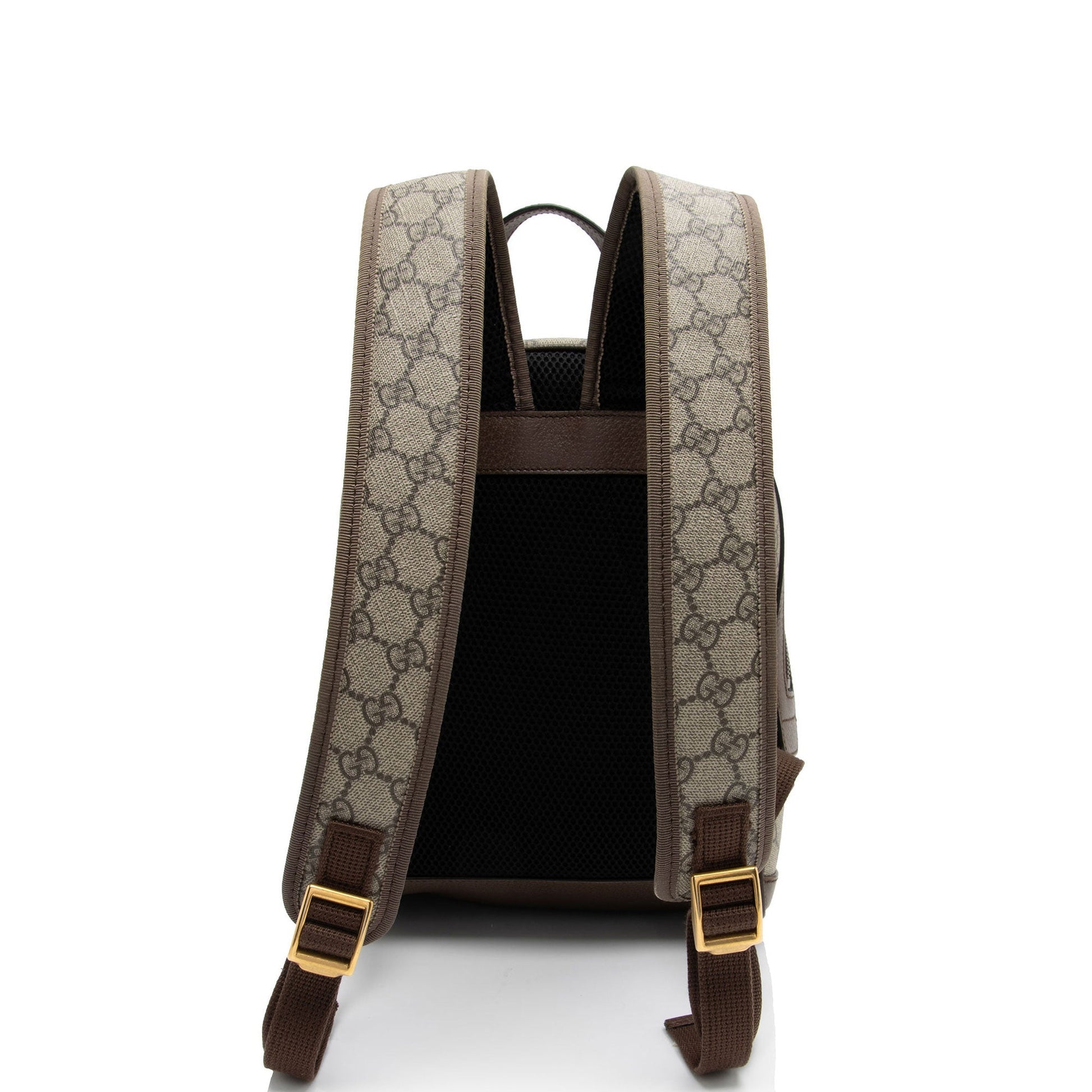 Gucci GG Supreme Ophidia Backpack SHF-A9oqY2 Leather Canvas Nylon Brown Shoulder Bag