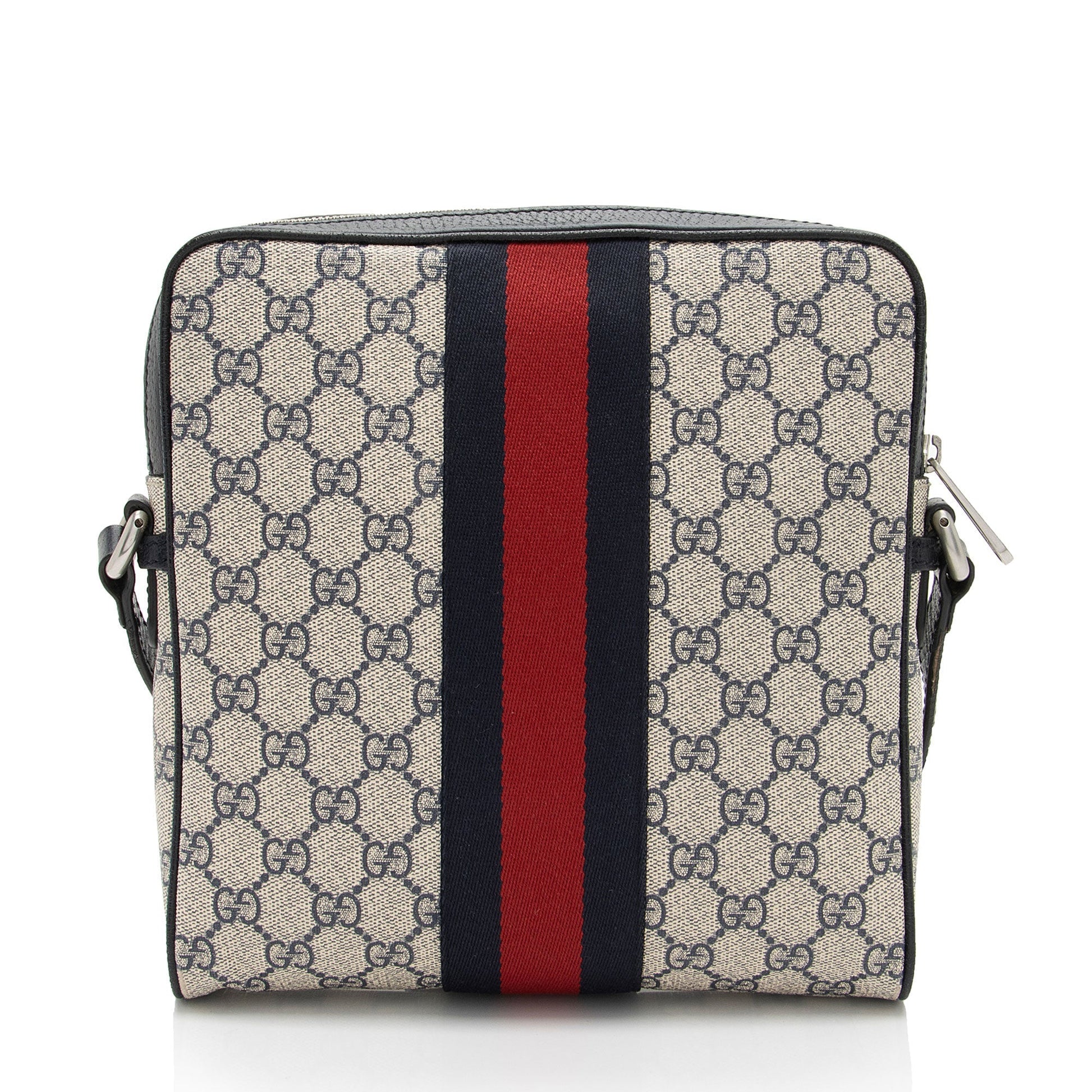 Gucci GG Supreme Ophidia Messenger SHF-UNzoO2 Leather Canvas Nylon Beige Shoulder Bag