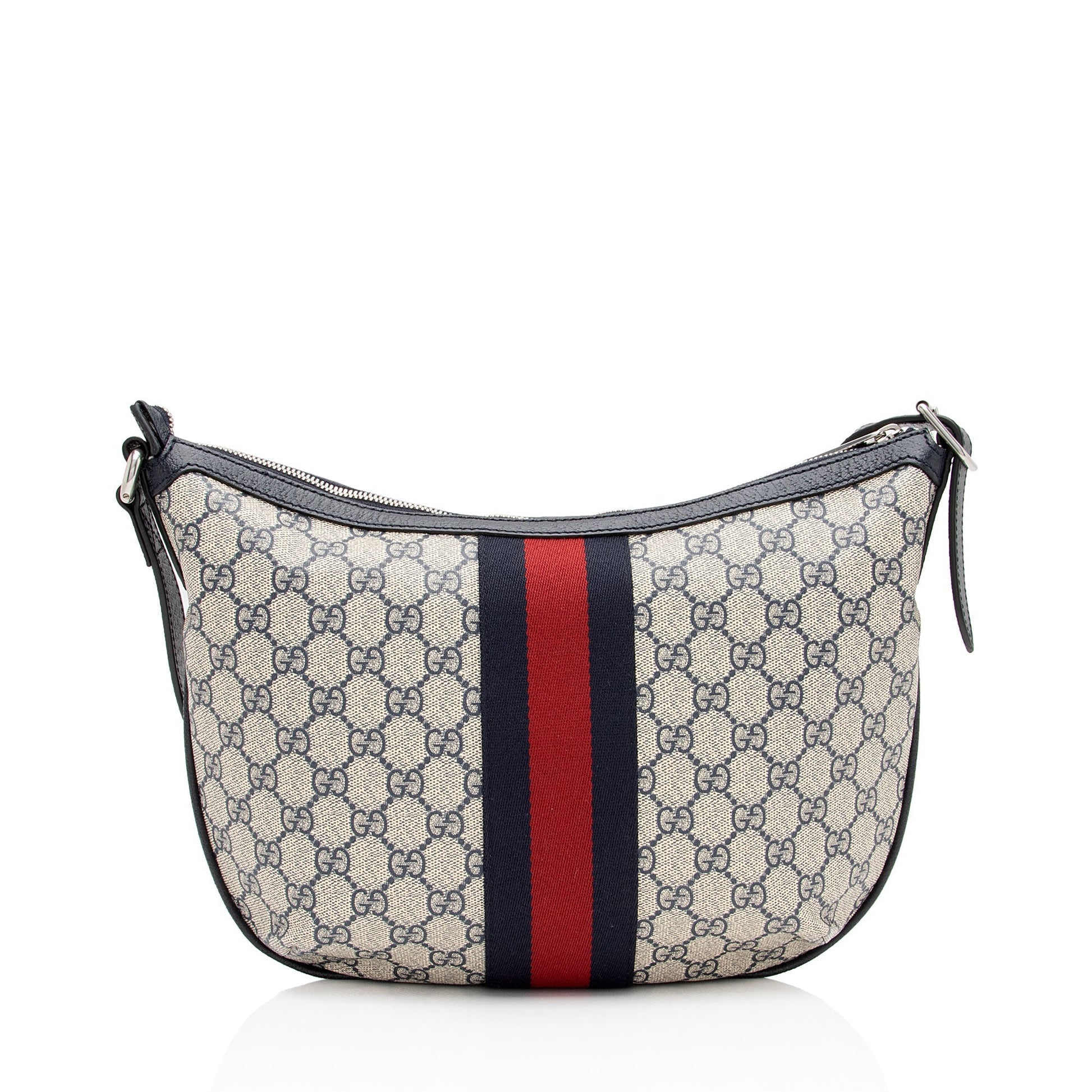Gucci GG Supreme Ophidia SHF-ARbSrR Leather Canvas Nylon Beige Crossbody Bag
