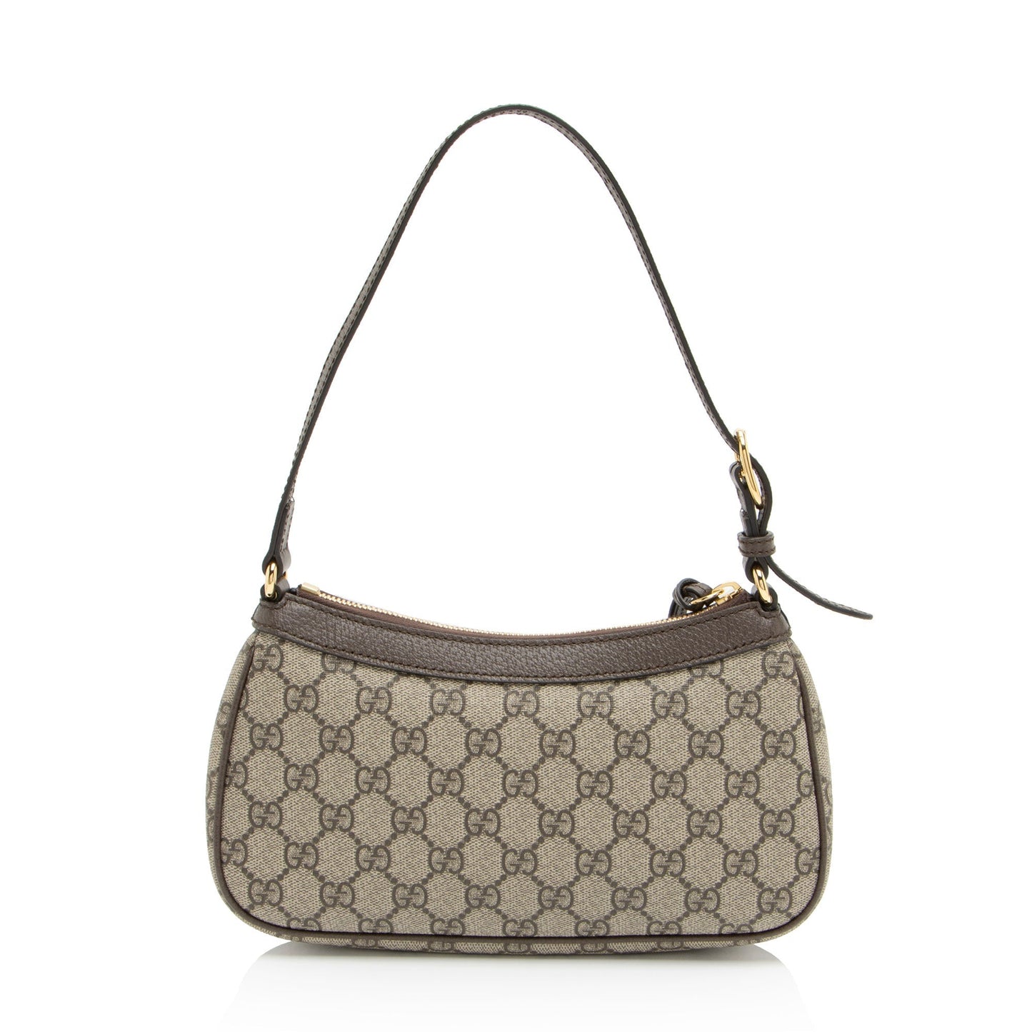 Gucci GG Supreme Ophidia Tassel Leather Canvas Brown Beige Shoulder Bag