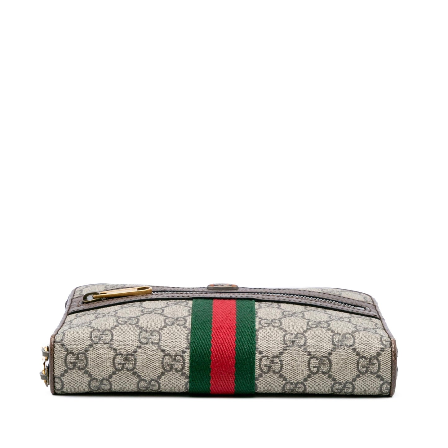 Gucci GG Supreme Ophidia Wallet On Canvas Calf Brown Chain Crossbody Bag Chain 1