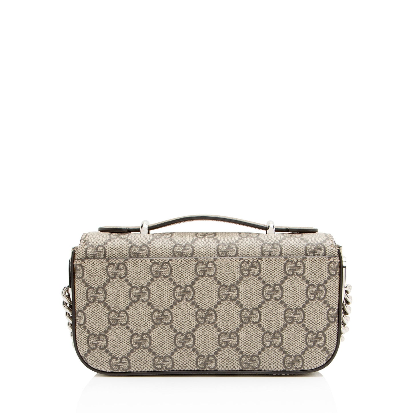 Gucci GG Supreme Petite GG Leather Canvas Beige Mini Shoulder Bag