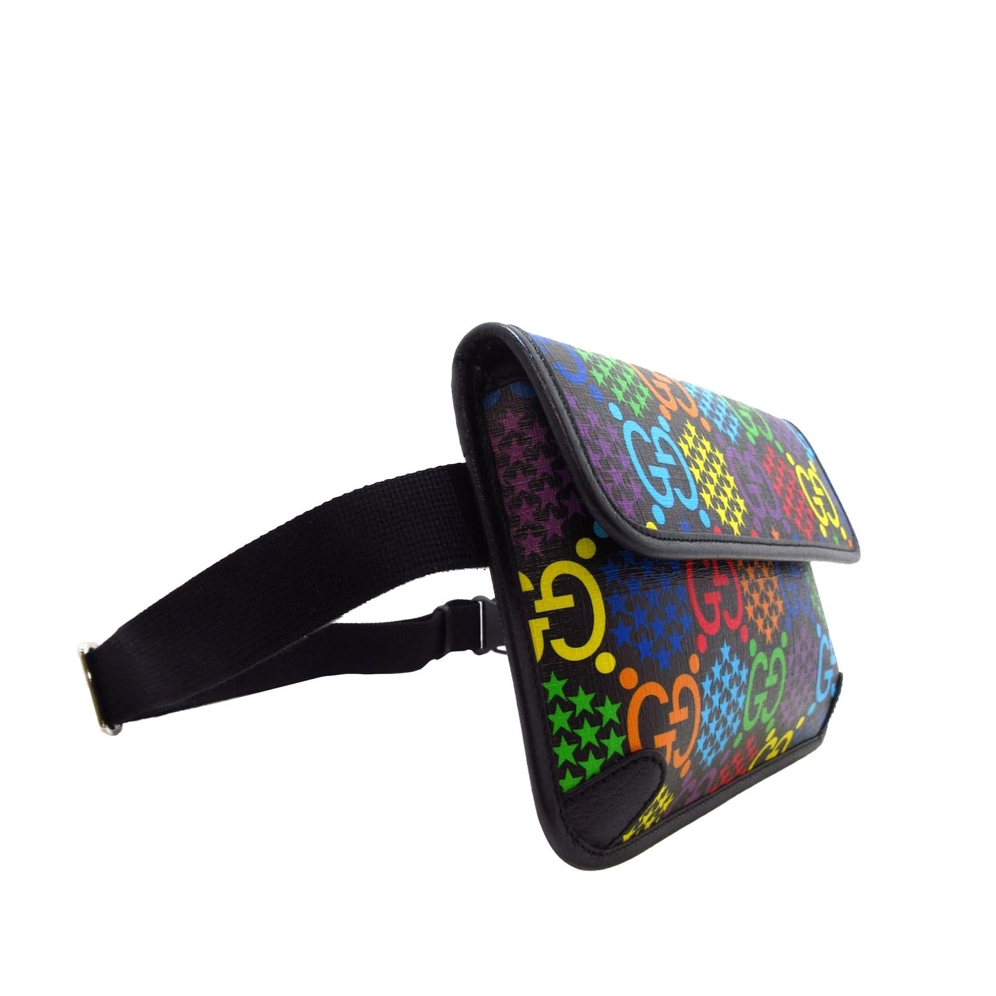 Gucci GG Supreme Psychedelic Belt SHG-8y22GH Canvas Accessory
