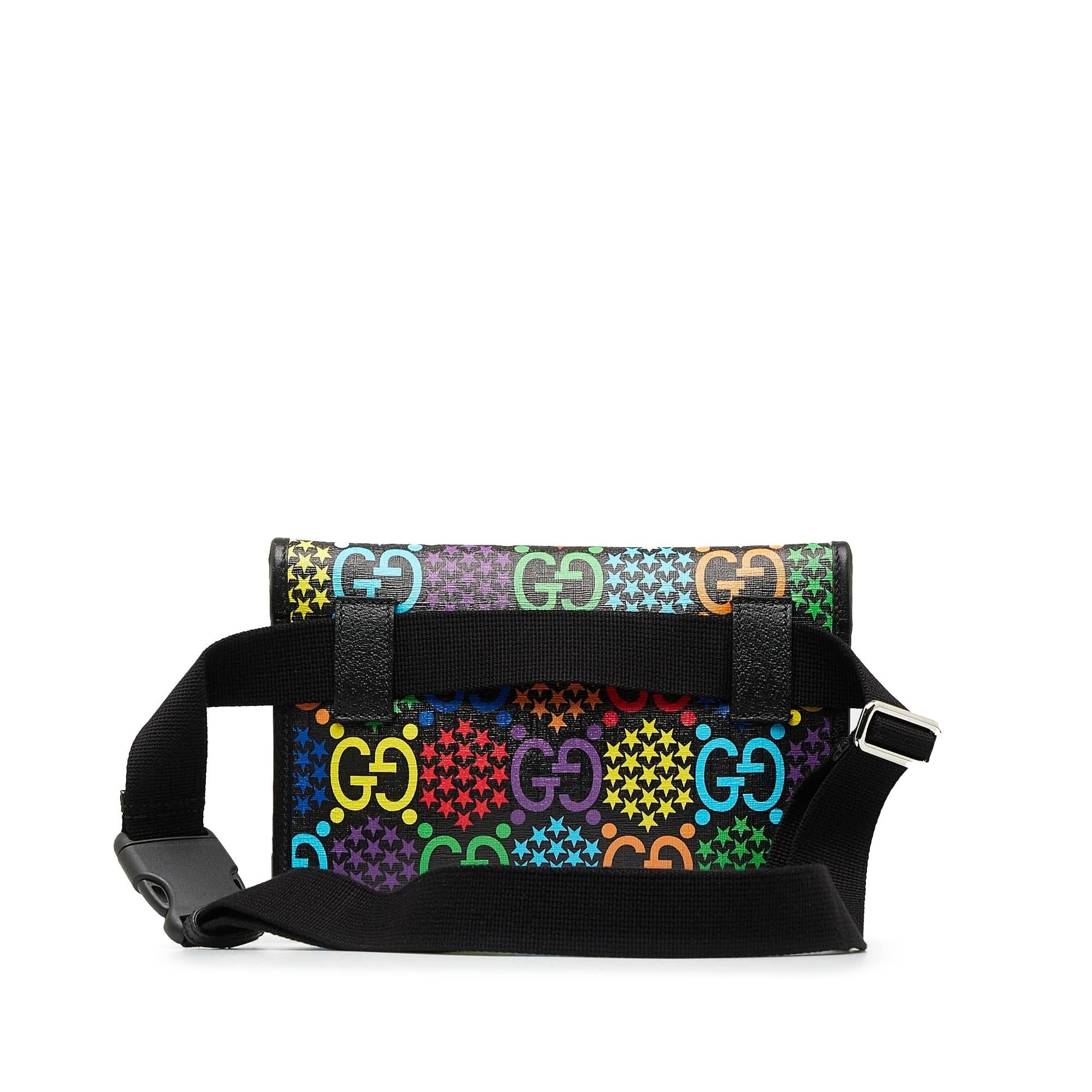 Gucci GG Supreme Psychedelic Belt SHG-Y8SmnJ Canvas Accessory