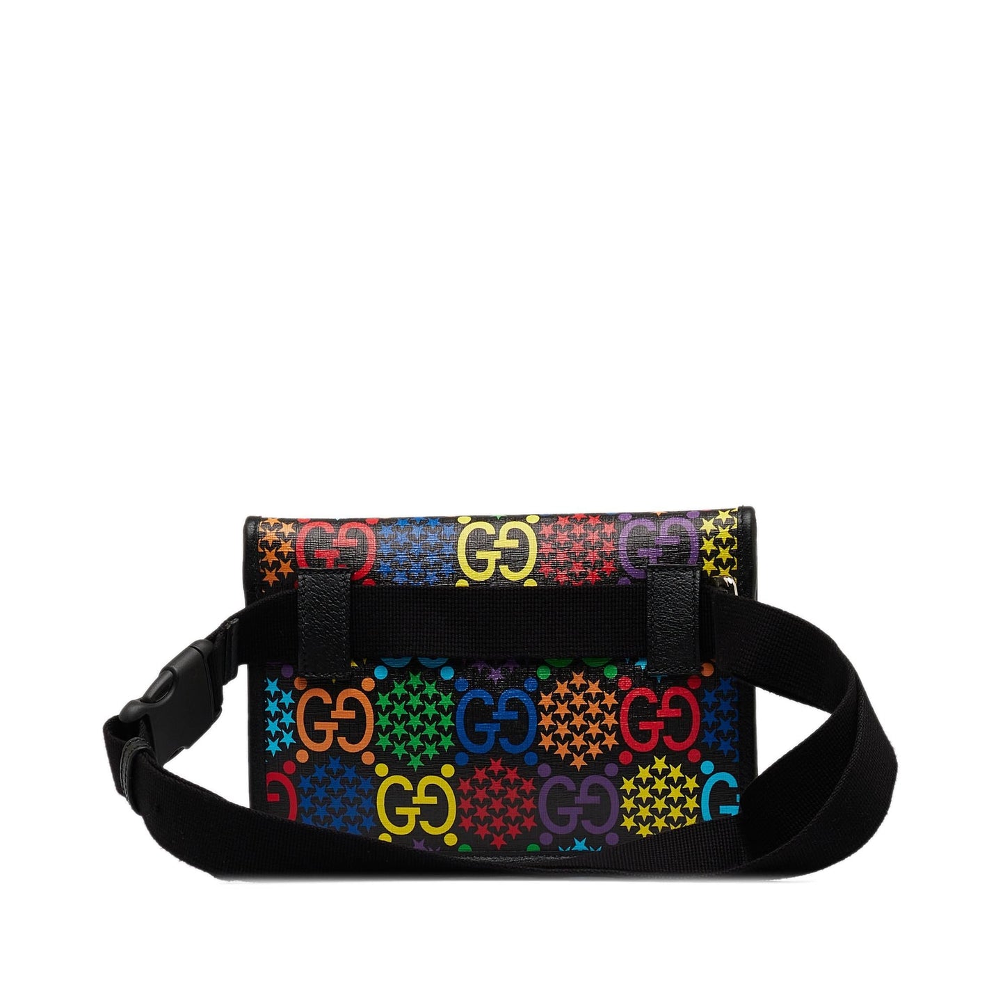 Gucci GG Supreme Psychedelic Belt Canvas Black Accessory