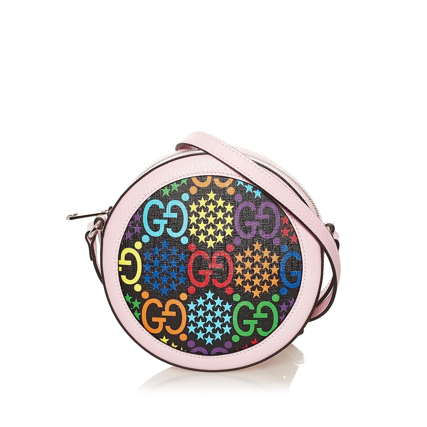 Gucci GG Supreme Psychedelic SHG Canvas Calf Crossbody Bag