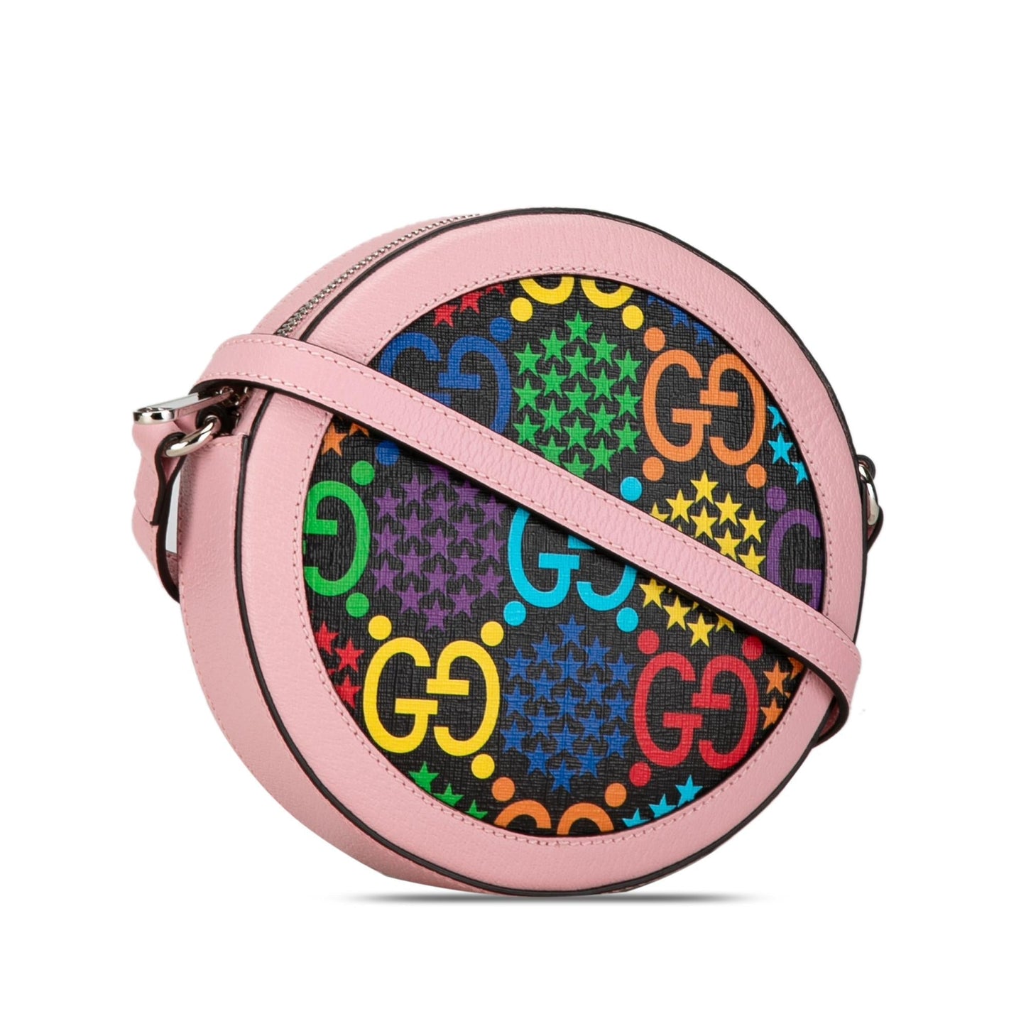 Gucci Supreme Psychedelic Round Crossbody Shg Qnixur Crossbody Bag