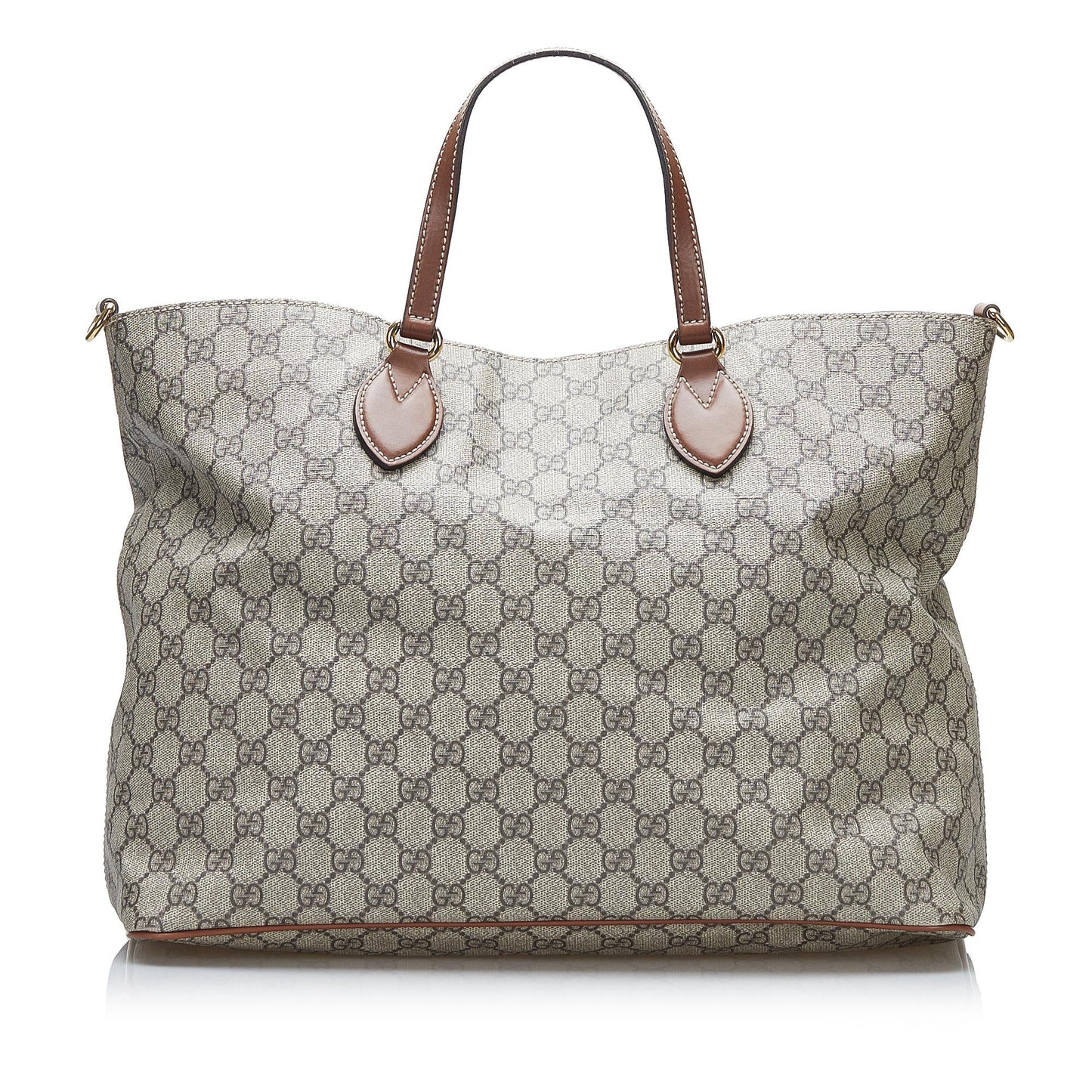Gucci GG Supreme SHG-bhsbtn Canvas Brown Satchel Bag