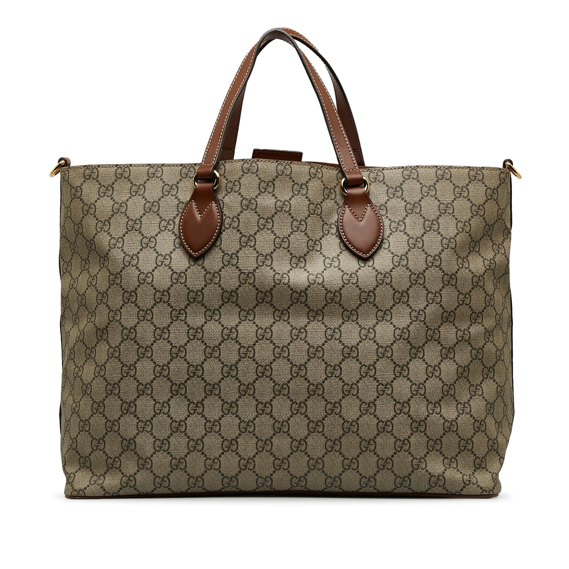 Gucci GG Supreme Soft SHG-WhdAFQ Canvas Brown Tote Bag