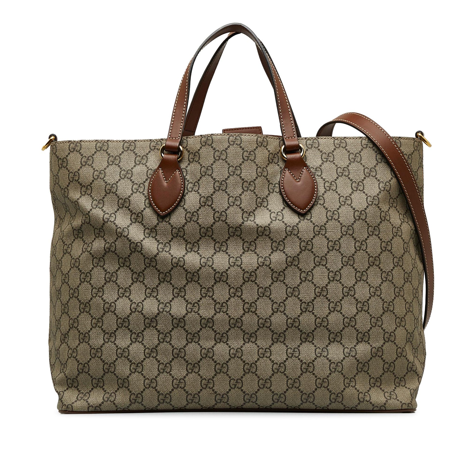 Gucci GG Supreme Soft SHG-WhdAFQ Canvas Brown Tote Bag
