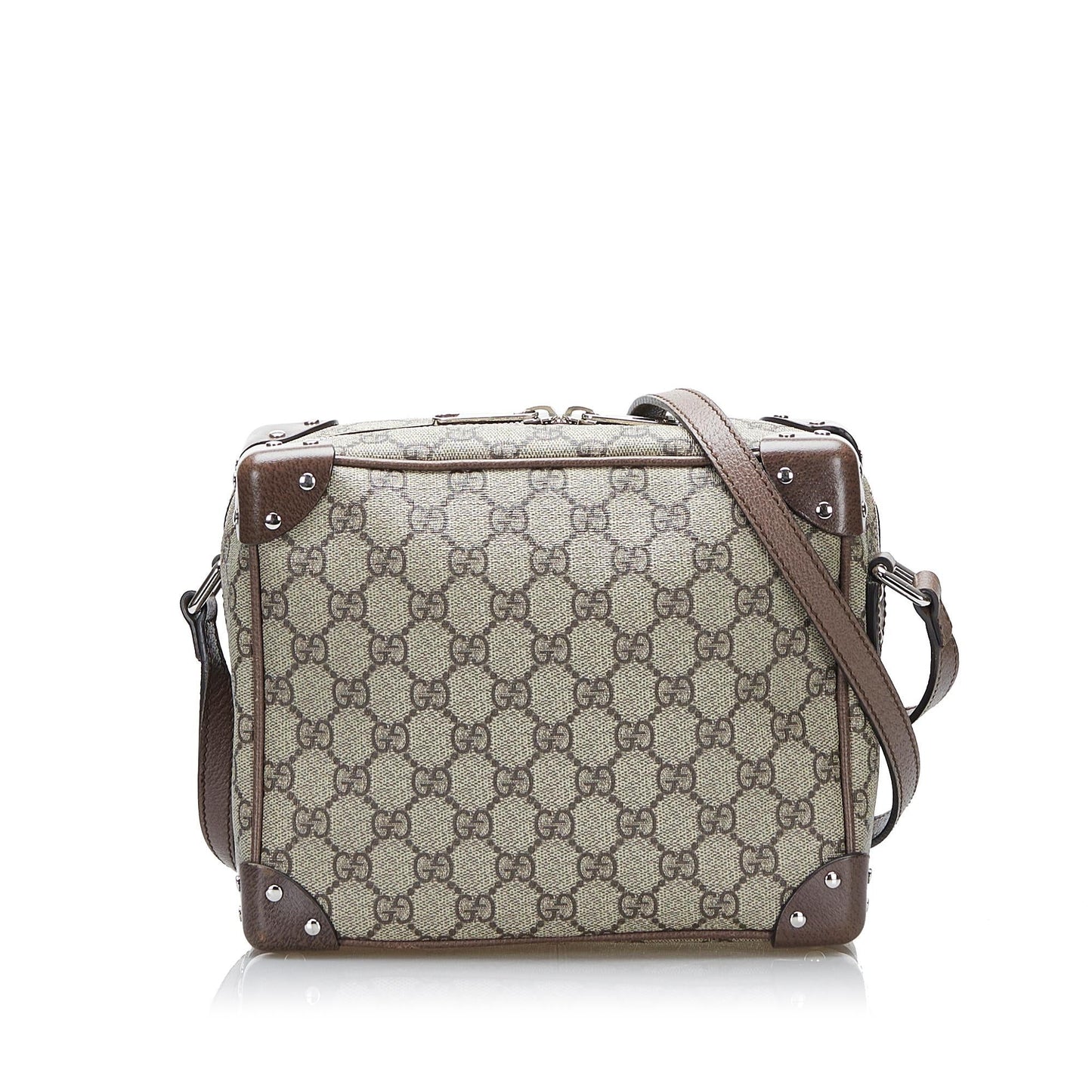 Gucci GG Supreme Soft Trunk SHG-kKeAUk Canvas Brown Crossbody Bag