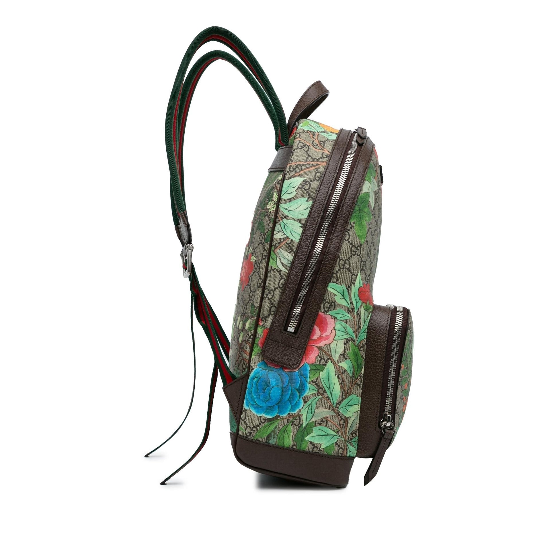 Gucci GG Supreme Tian Backpack SHG-PGzwv4 Canvas Calf Brown