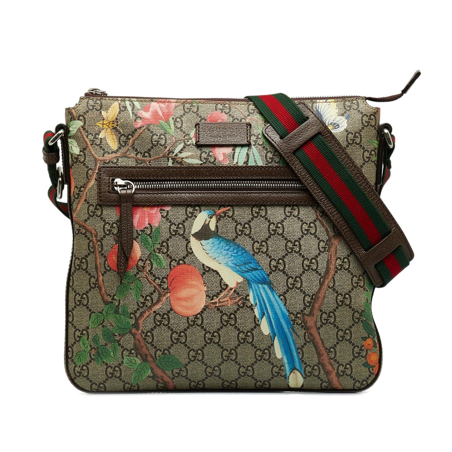 Gucci GG Supreme Tian SHG-wwlGJM Canvas Brown Crossbody Bag