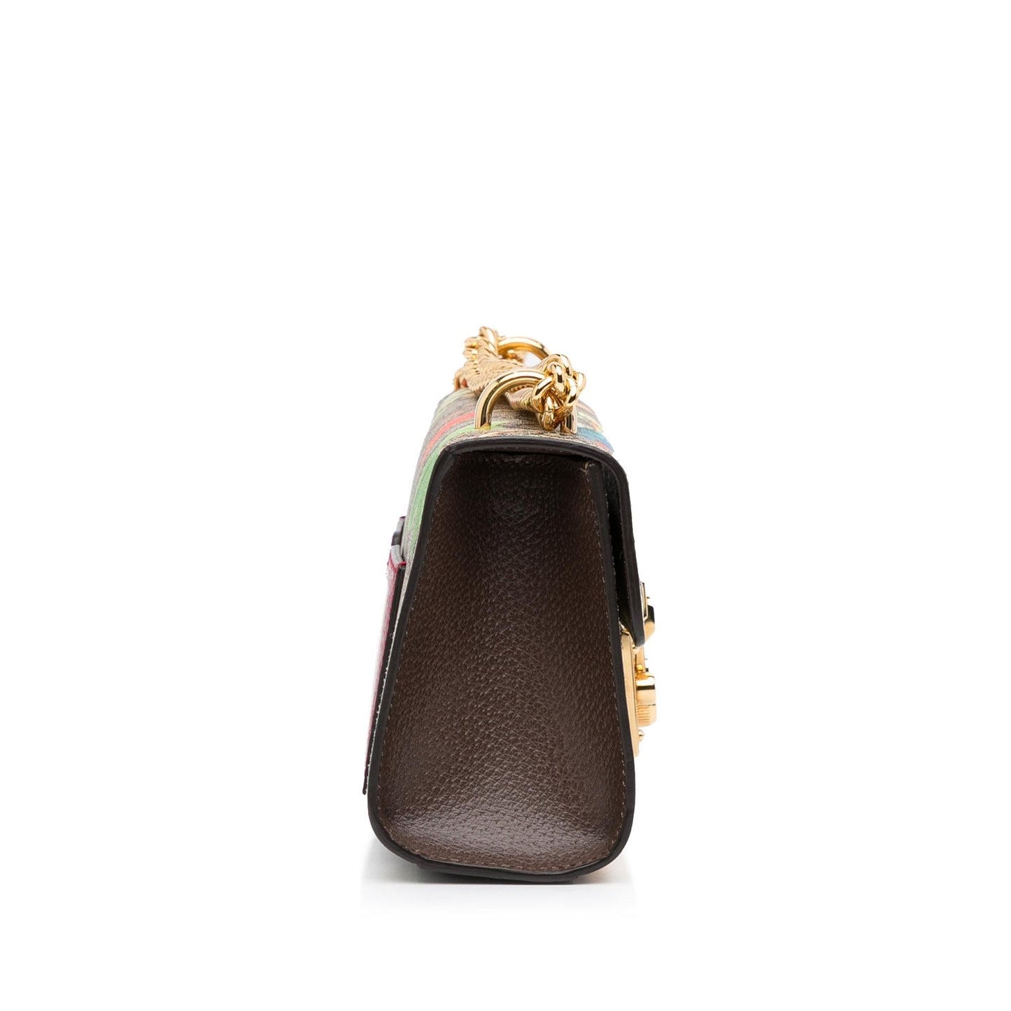 Gucci GG Supreme Tian Padlock SHG-uSnoxg Canvas Brown Crossbody Bag