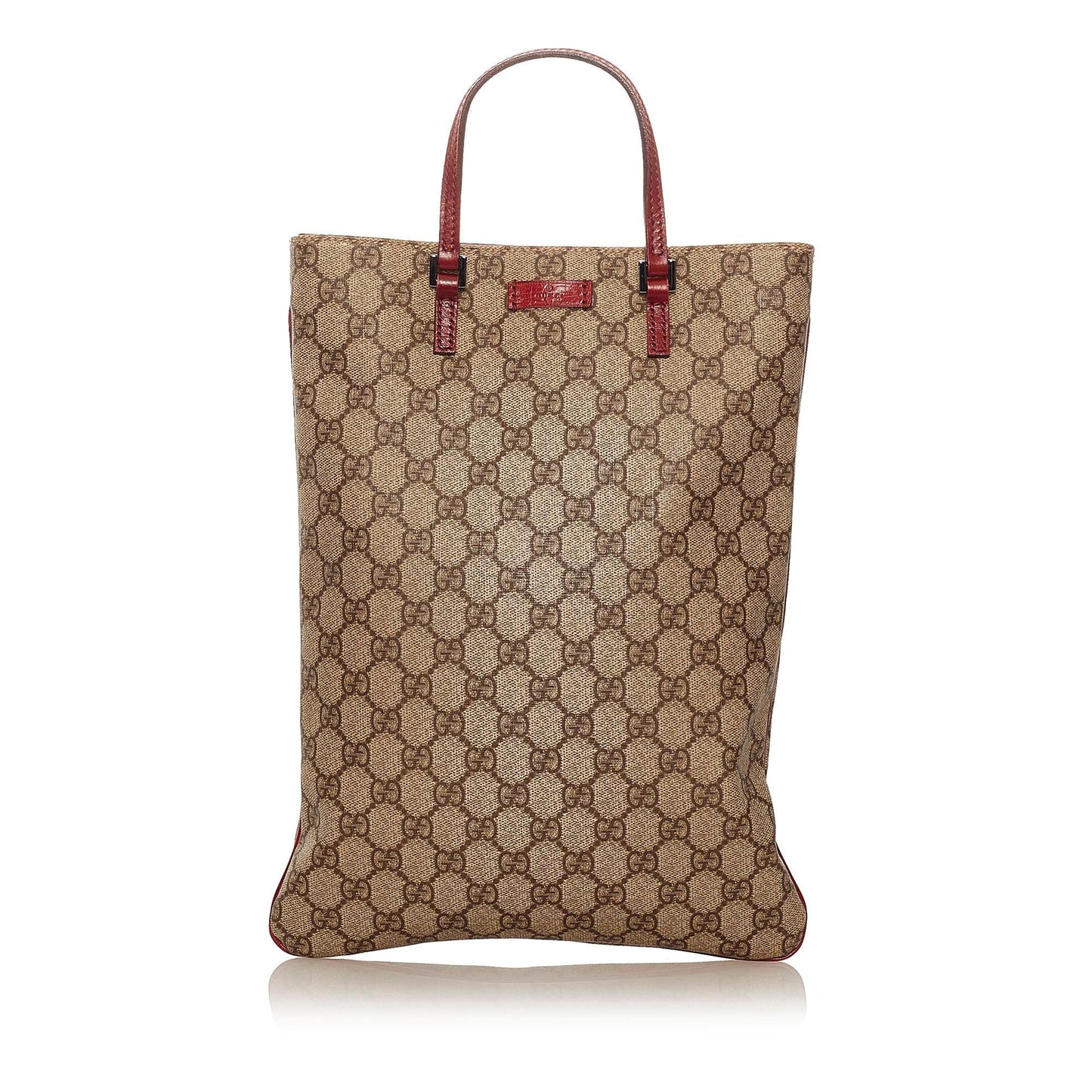 Gucci GG Supreme SHG Canvas Brown Tote Bag 8