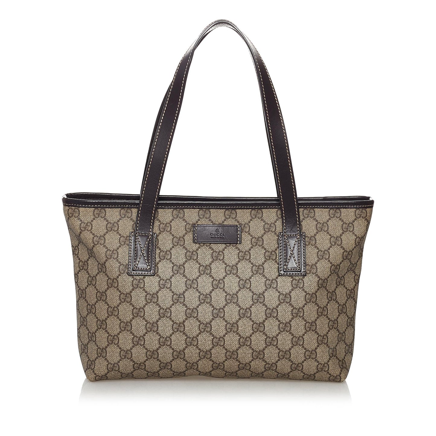 Gucci GG Supreme SHG Canvas Brown Tote Bag 11