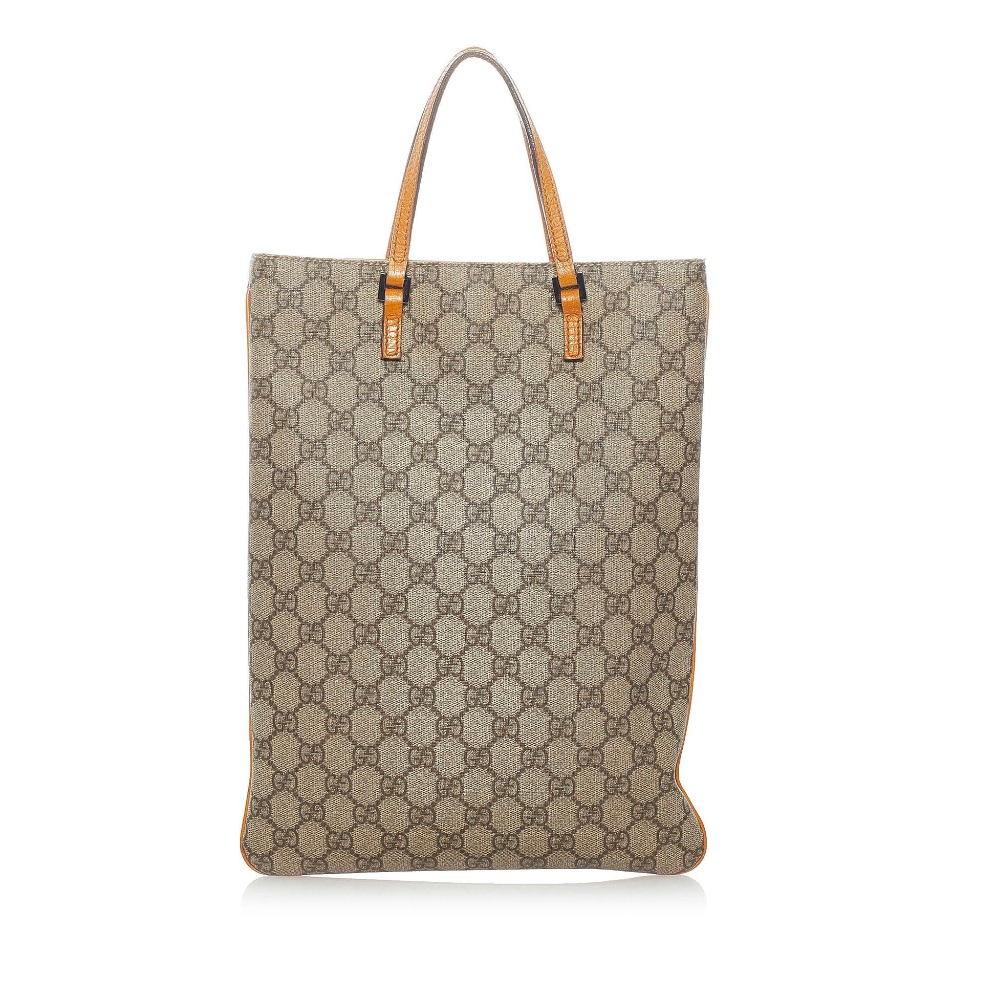 Gucci GG Supreme SHG Canvas Brown Tote Bag