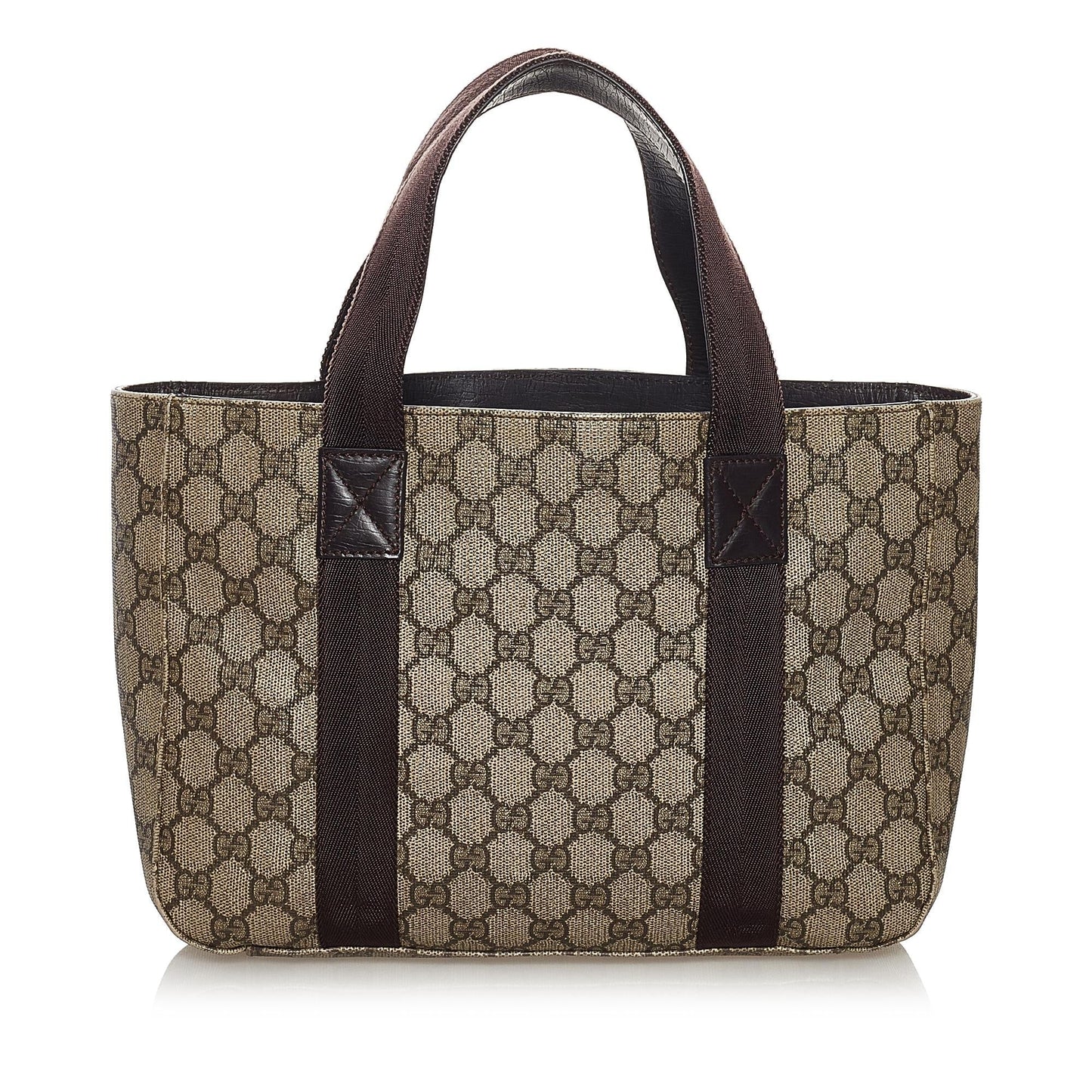 Gucci GG Supreme SHG Canvas Brown Tote Bag 13