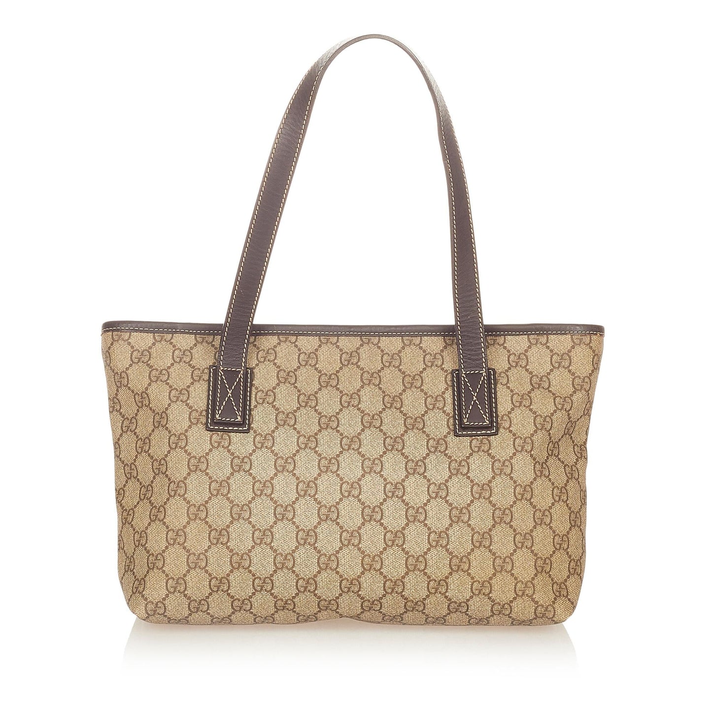Gucci GG Supreme SHG Canvas Brown Tote Bag 5