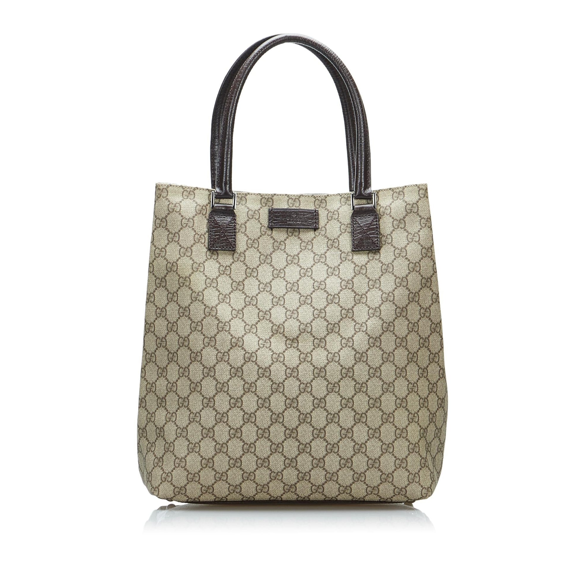 Gucci GG Supreme SHG-lMQyOt Canvas Brown Tote Bag