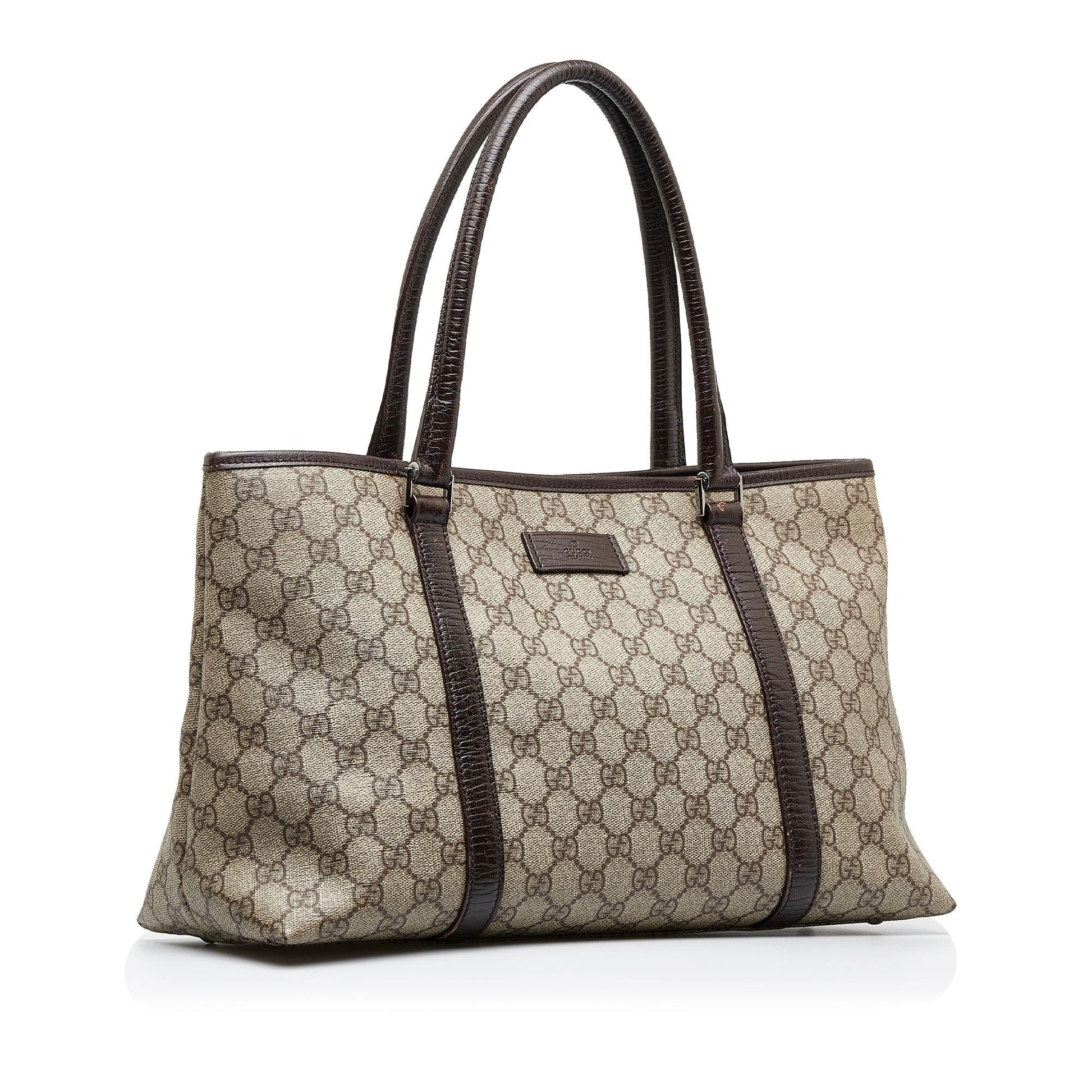 Gucci GG Supreme SHG-bFUlqN Canvas Brown Tote Bag