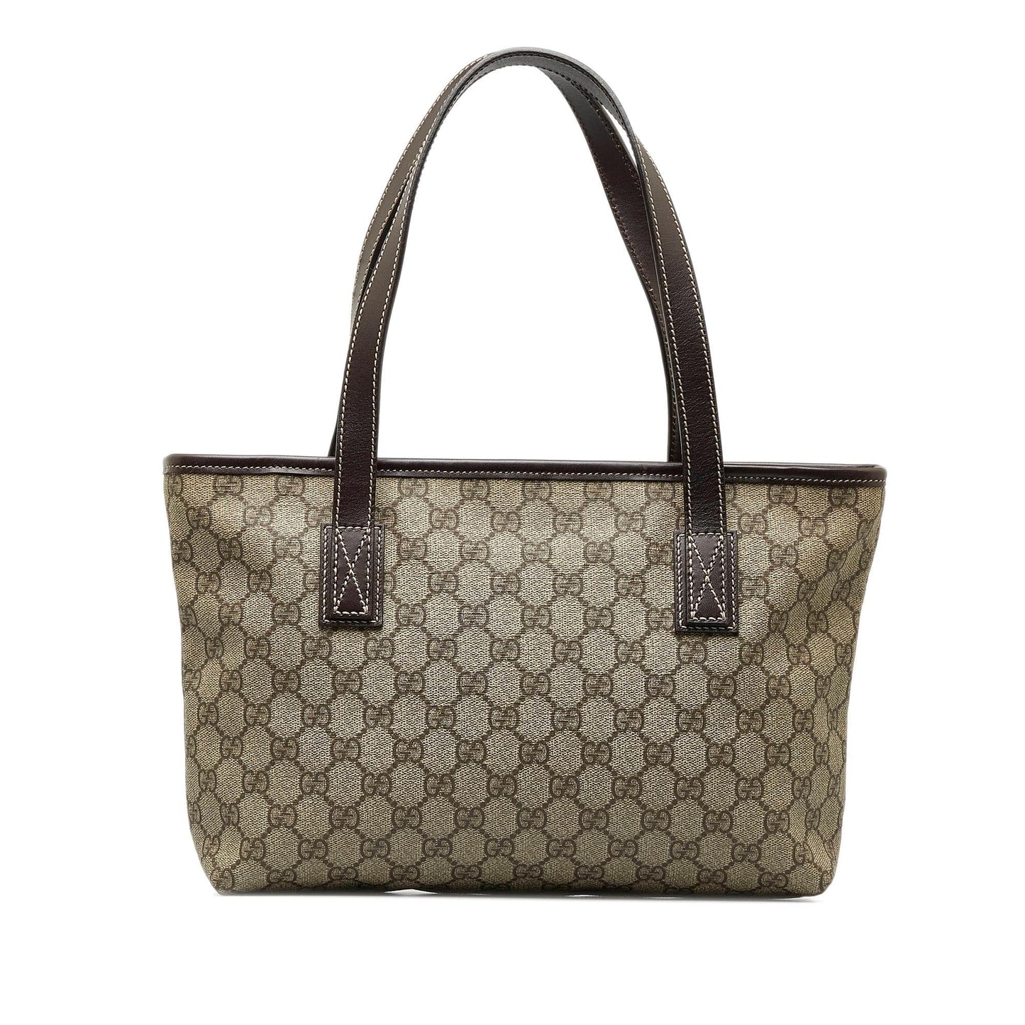Gucci GG Supreme SHG-DG3vwT Canvas Brown Tote Bag