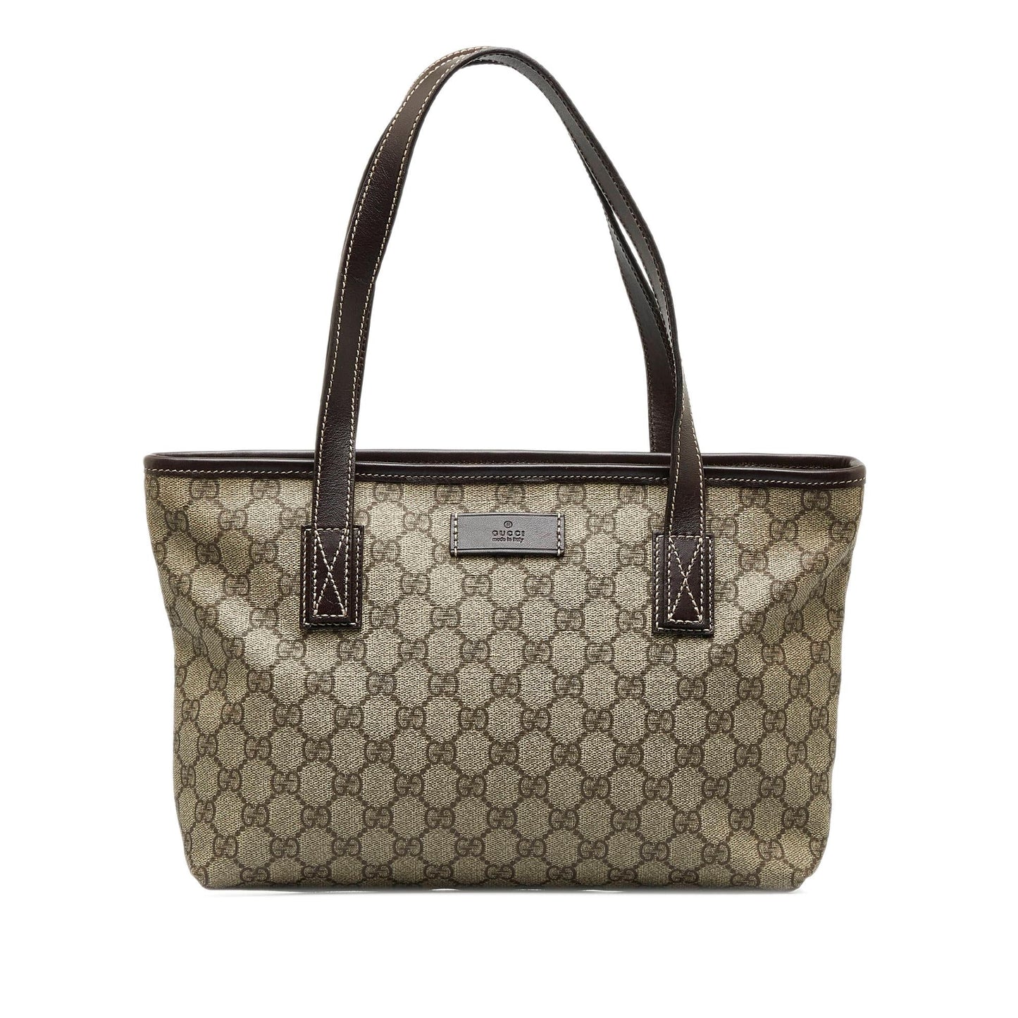 Gucci GG Supreme SHG-DG3vwT Canvas Brown Tote Bag