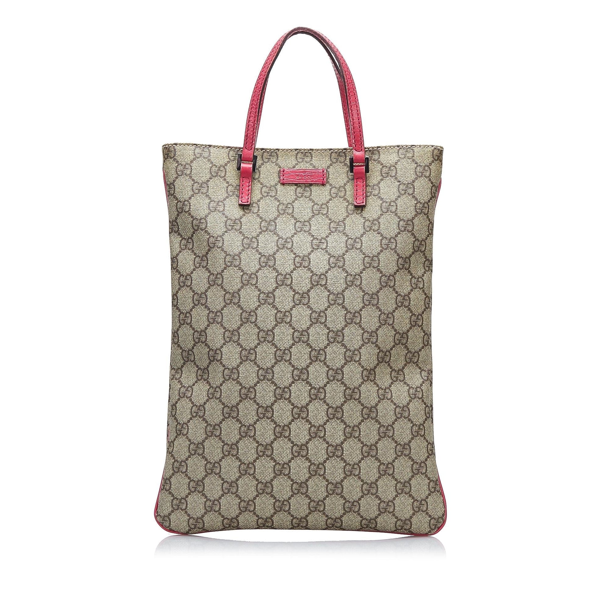 Gucci GG Supreme SHG-zplVP4 Canvas Brown Tote Bag