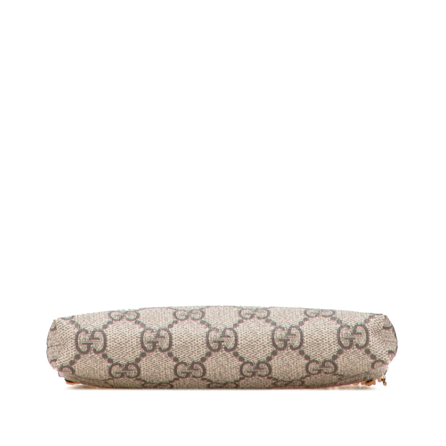 Gucci GG Supreme Wallet on Canvas Brown Chain Satchel Bag