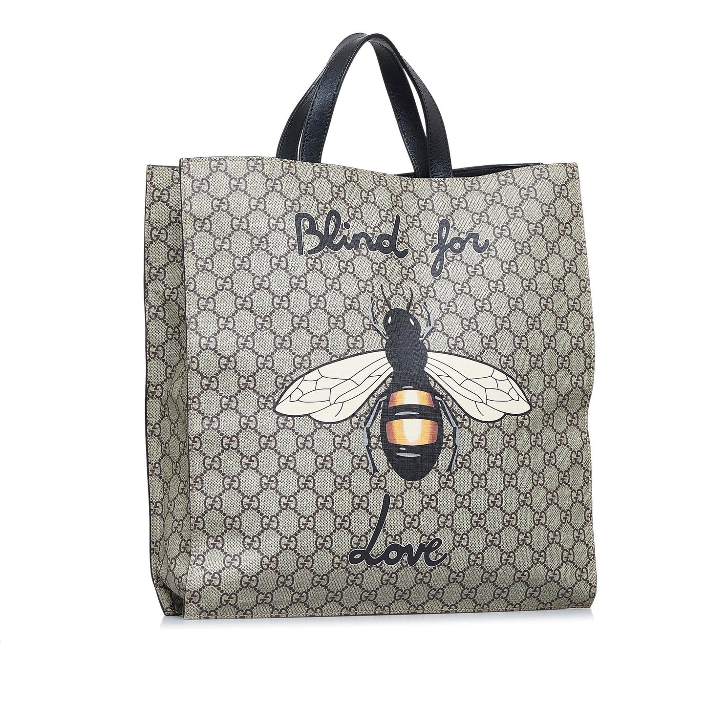 Gucci GG Supreme Web Animalier SHG-aiiY9A Canvas Brown Satchel Bag