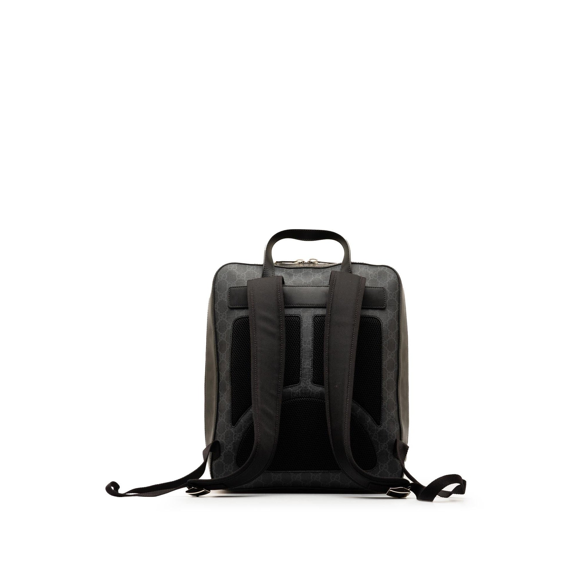 Gucci GG Supreme Web Backpack SHG-Jo83GN Canvas Black