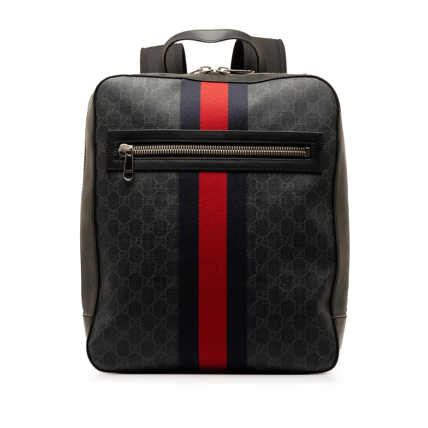 Gucci GG Supreme Web Backpack SHG-Jo83GN Canvas Black