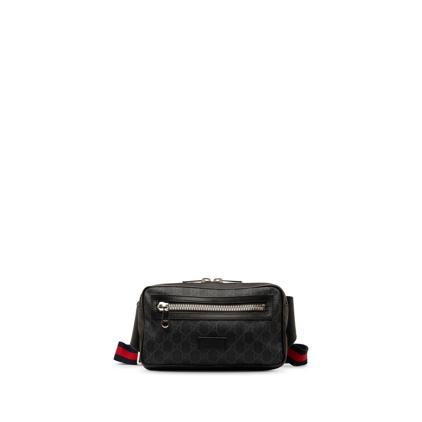 Gucci GG Supreme Web Belt SHG-fqt5v2 Canvas Black Accessory