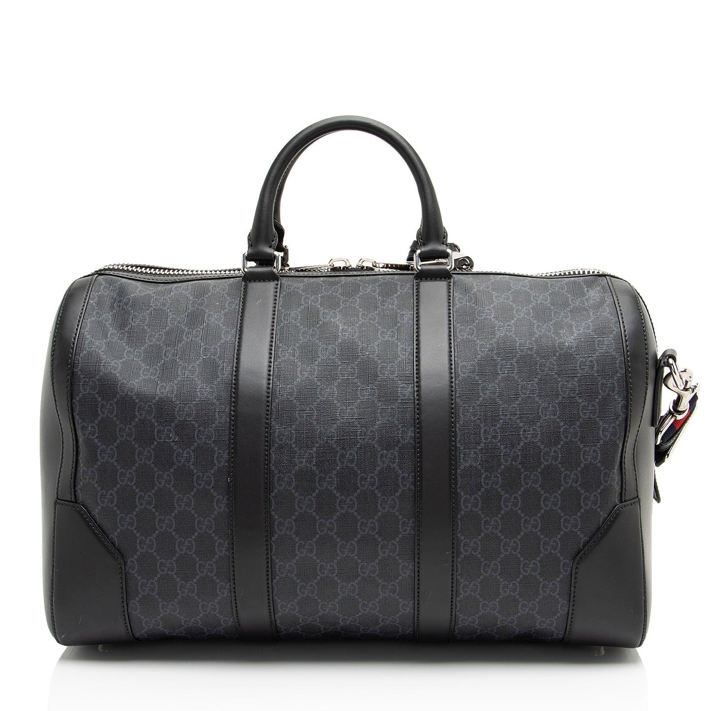 Gucci GG Supreme Web Carry-On Duffle Medium Travel Bag