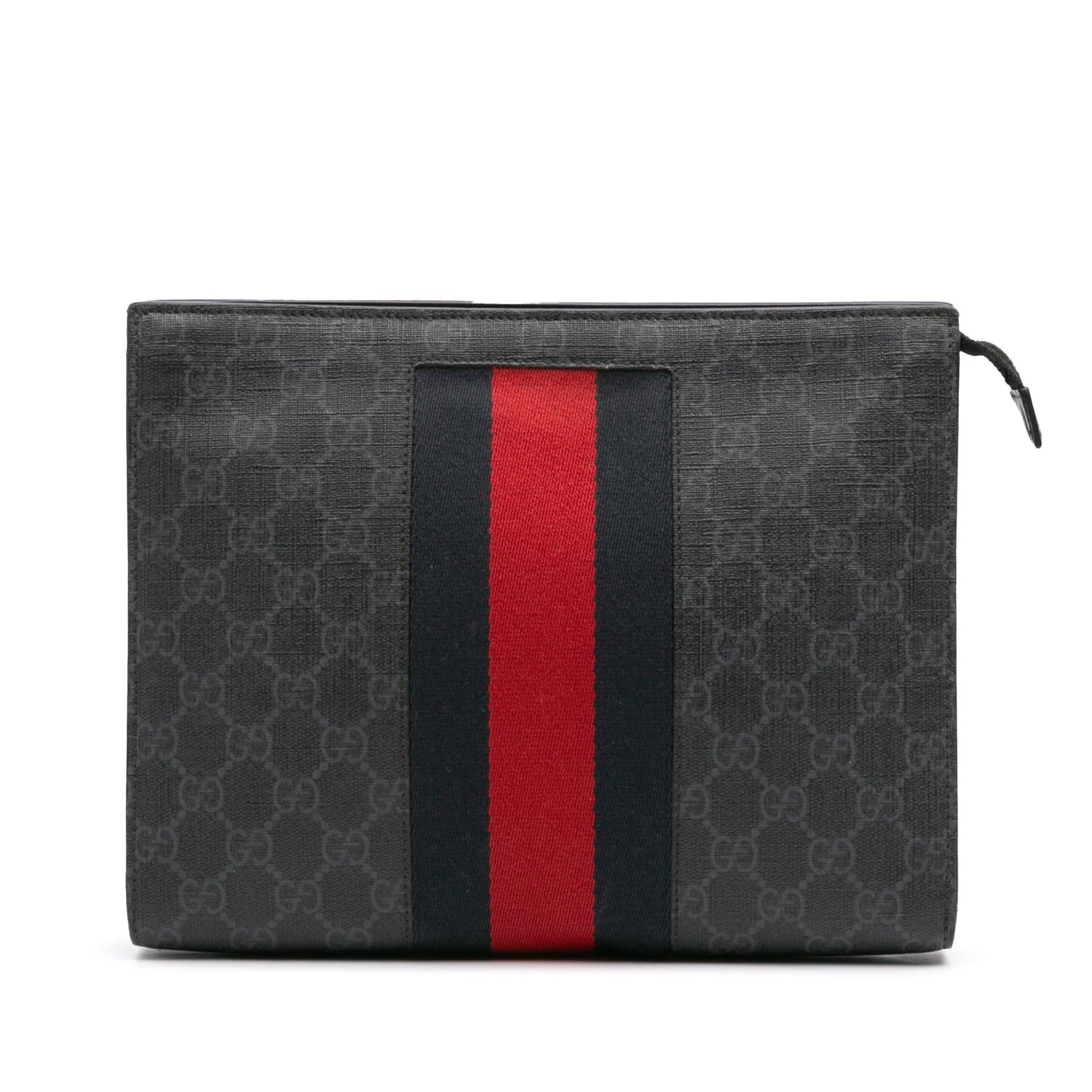Gucci GG Supreme Web Canvas Black Clutch Bag Clutch 1