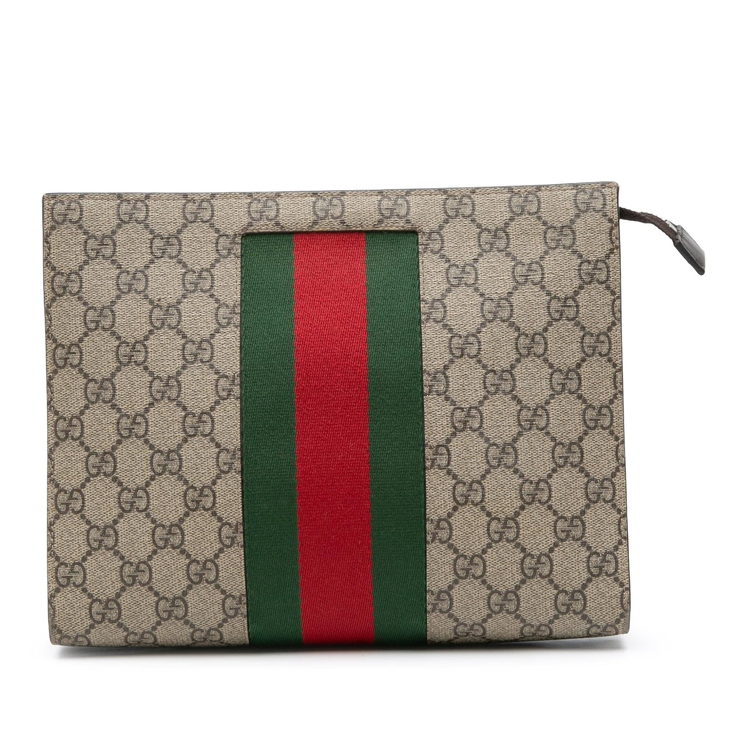 Gucci GG Supreme Web Clutch Bag
