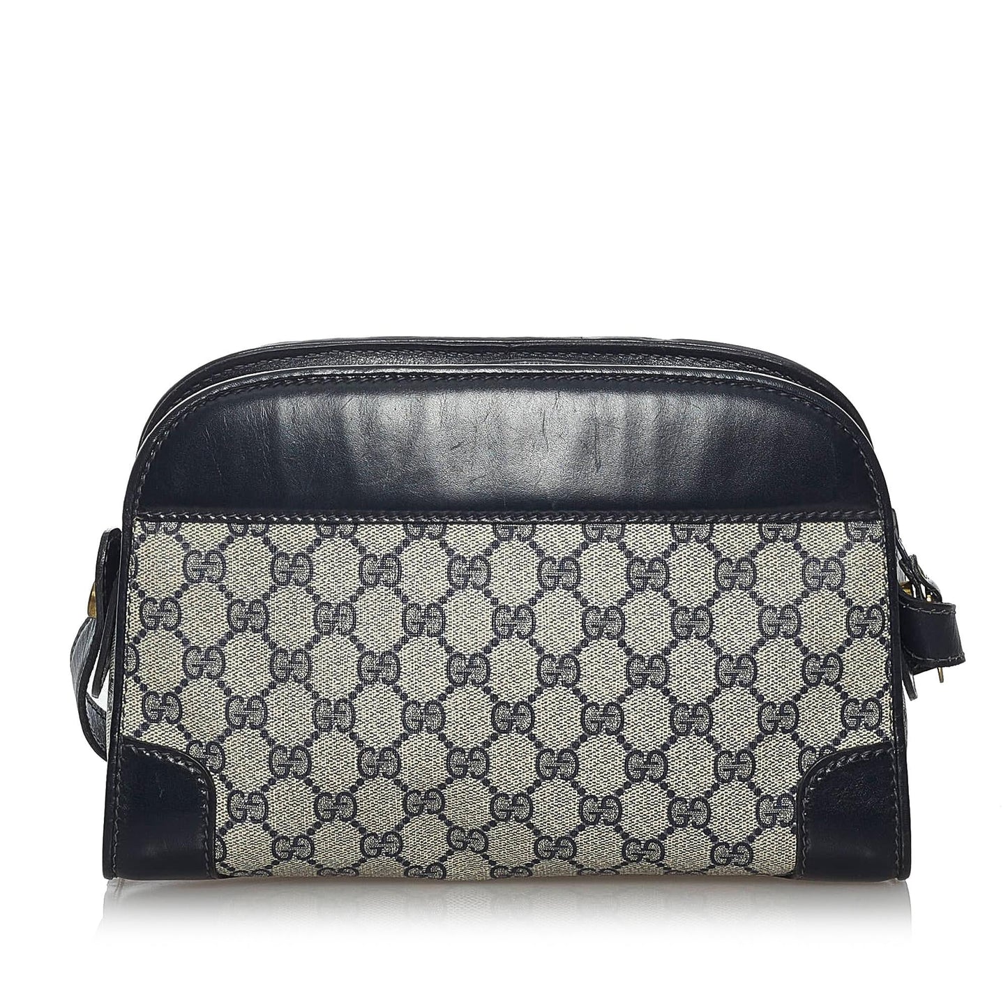 Gucci GG Supreme Web SHG Canvas Calf Brown Crossbody Bag