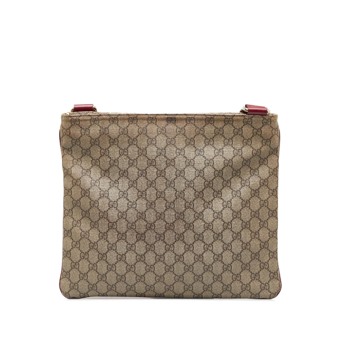 Gucci GG Supreme Web SHG-iPdJuy Canvas Brown Crossbody Bag
