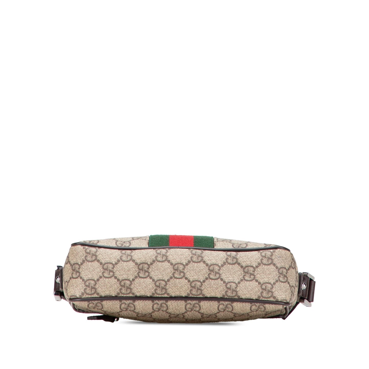 Gucci GG Supreme Web Canvas Calf Brown Crossbody Bag Crossbody 9